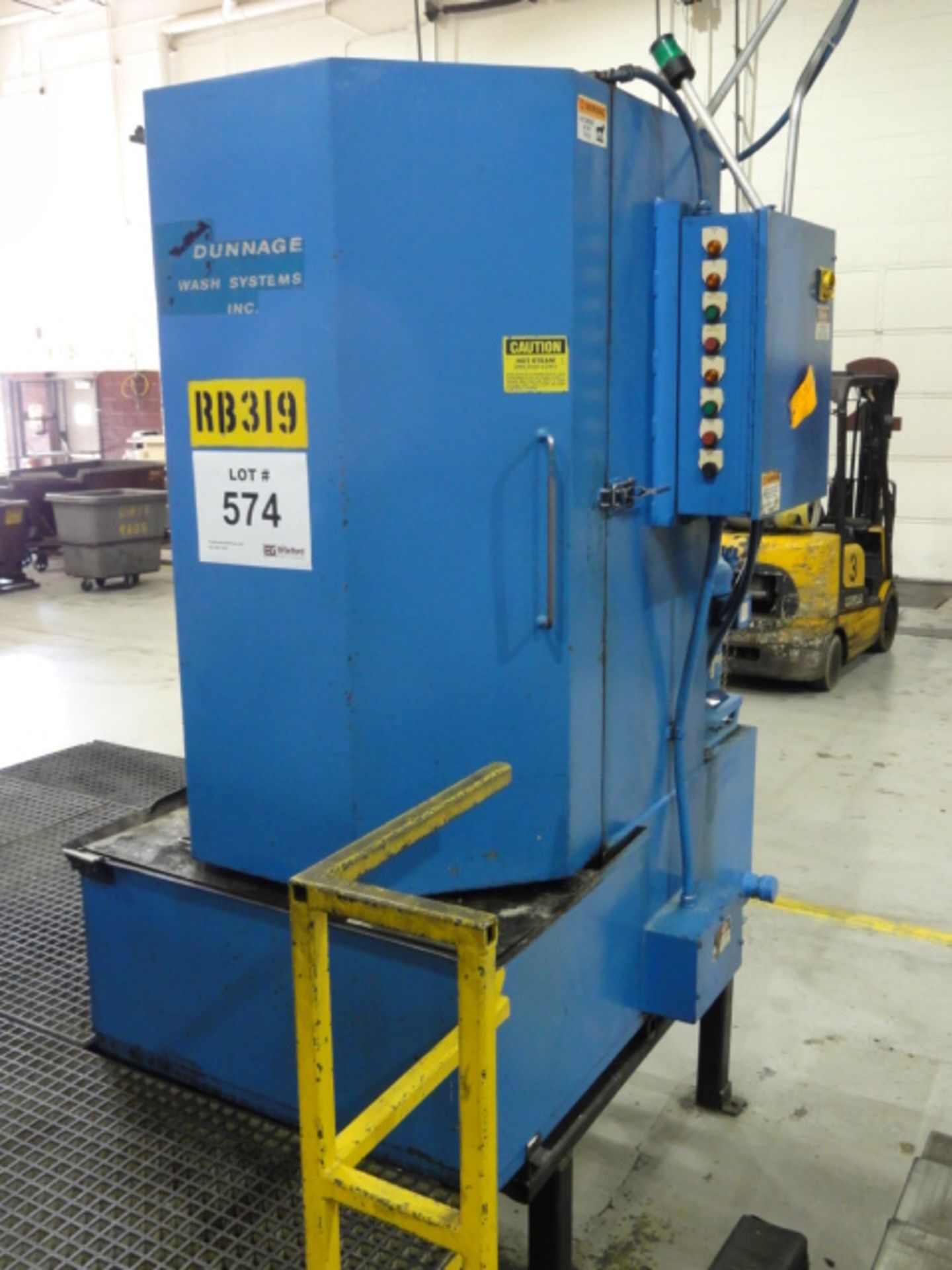 Dunnage Model FL-3648-EDB Single Door Industrial Carousel Washer w/ Heater and Drying Sytems,