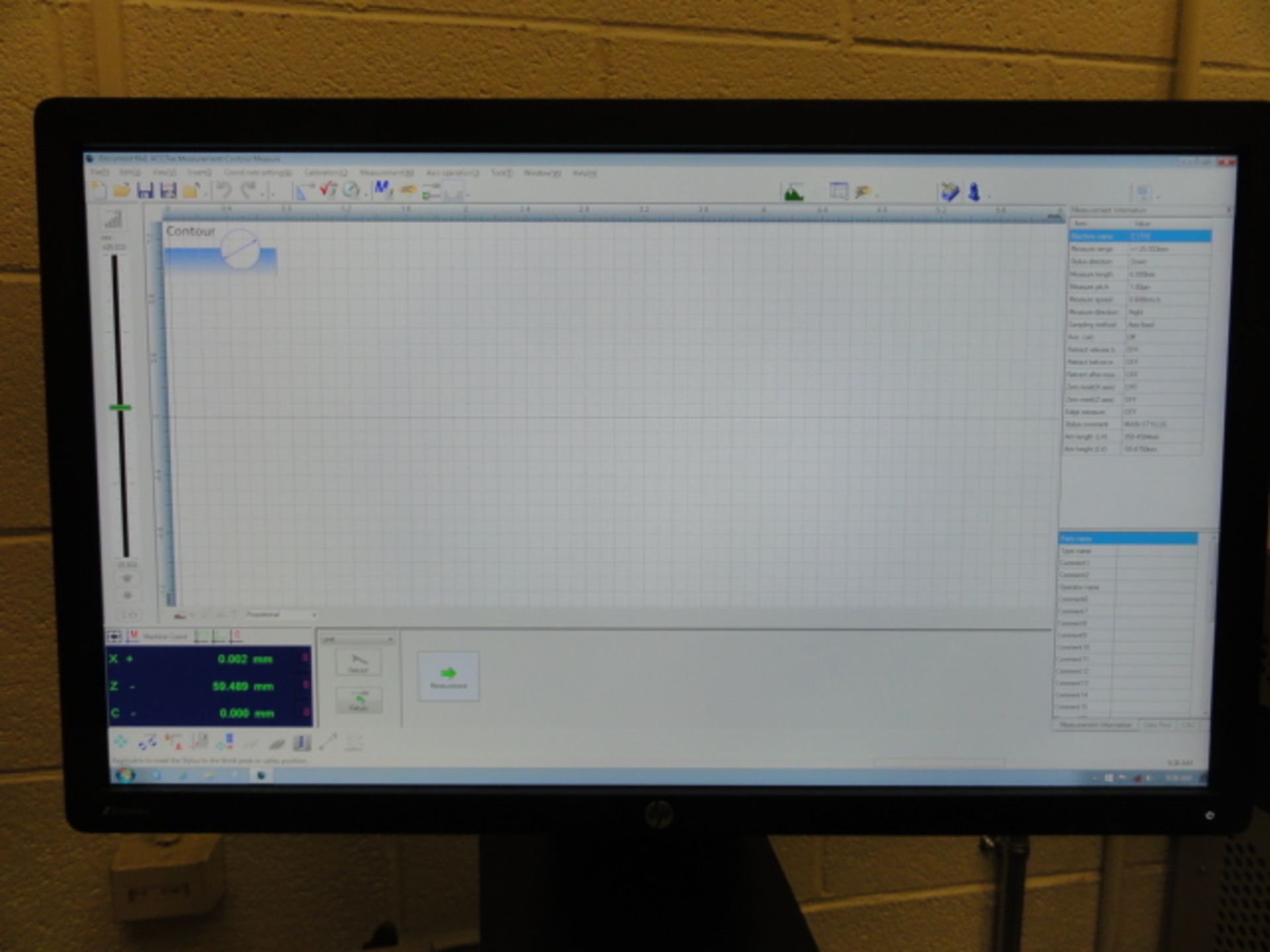 2014 Zeiss Contourecord Model 1710SD3 Coordinate Measuring Machine w/ Tokyo Seimitsu Model - Image 4 of 9