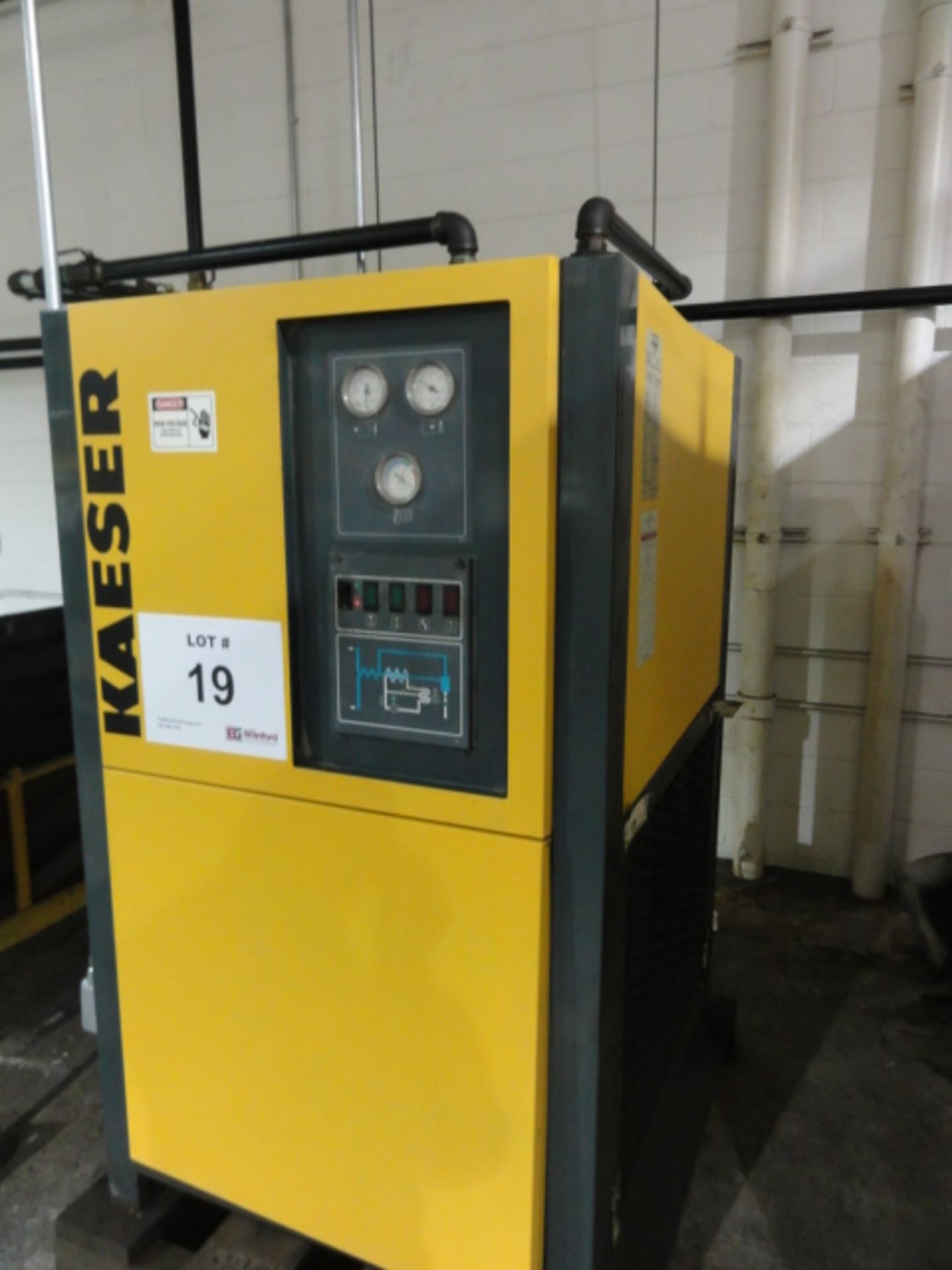 Kaeser Refrigerated Air Dryer, Model KRD500, Type of Refrigerant R-22, Max. Working Pressure 200 - Image 2 of 3