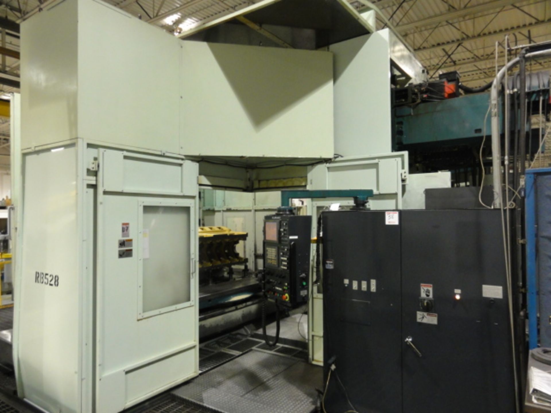 2005 Kuraki Model KBT11Z, CNC Horizontal Boring Mill; Spindle: Drive 30-HP; Speeds to 3,000- - Image 4 of 12