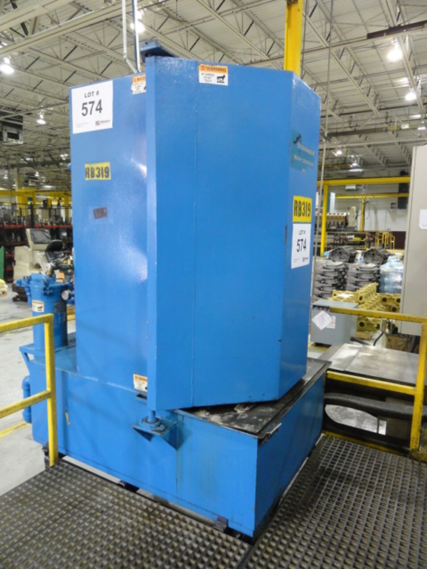 Dunnage Model FL-3648-EDB Single Door Industrial Carousel Washer w/ Heater and Drying Sytems, - Image 3 of 8