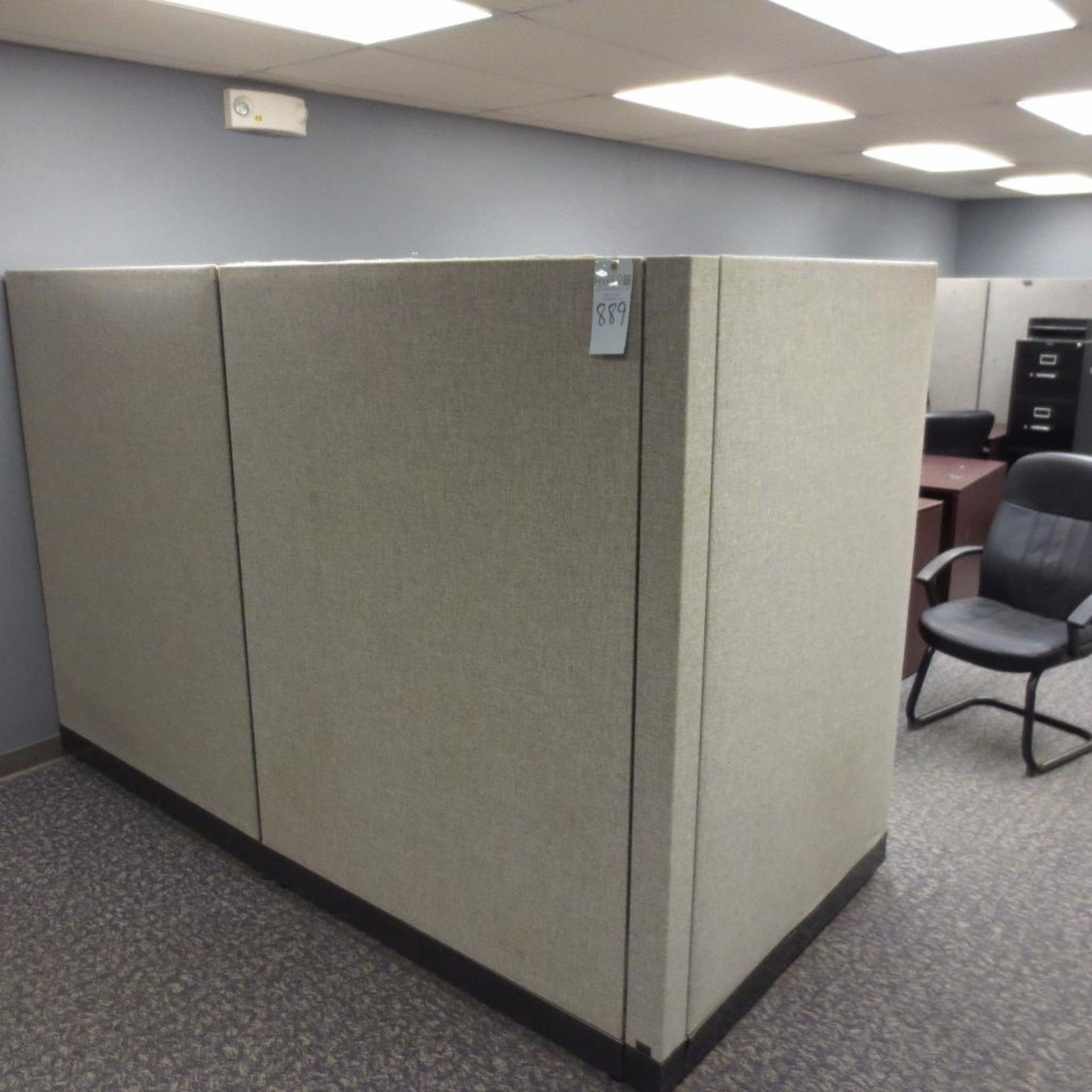 Office Dividers, Desk, File Cabinets and Chairs