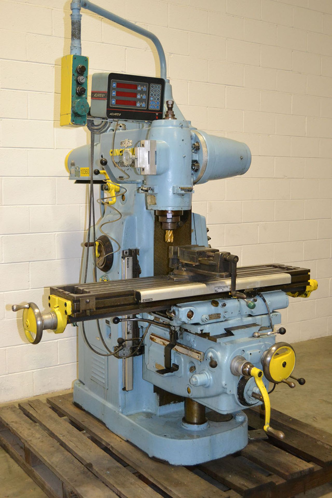 Cincinnati # 2MI Vertical Milling Machine w/ DRO, Retrofitted Controller - Image 3 of 18