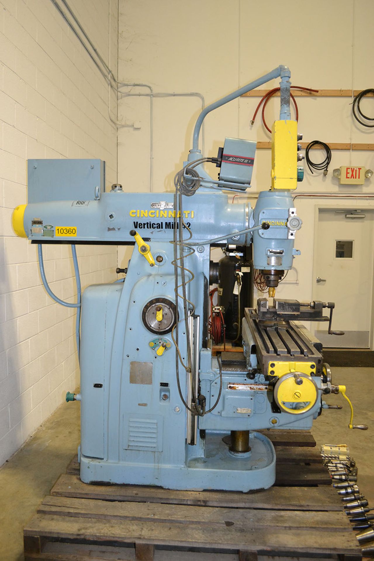 Cincinnati # 2MI Vertical Milling Machine w/ DRO, Retrofitted Controller - Image 12 of 18