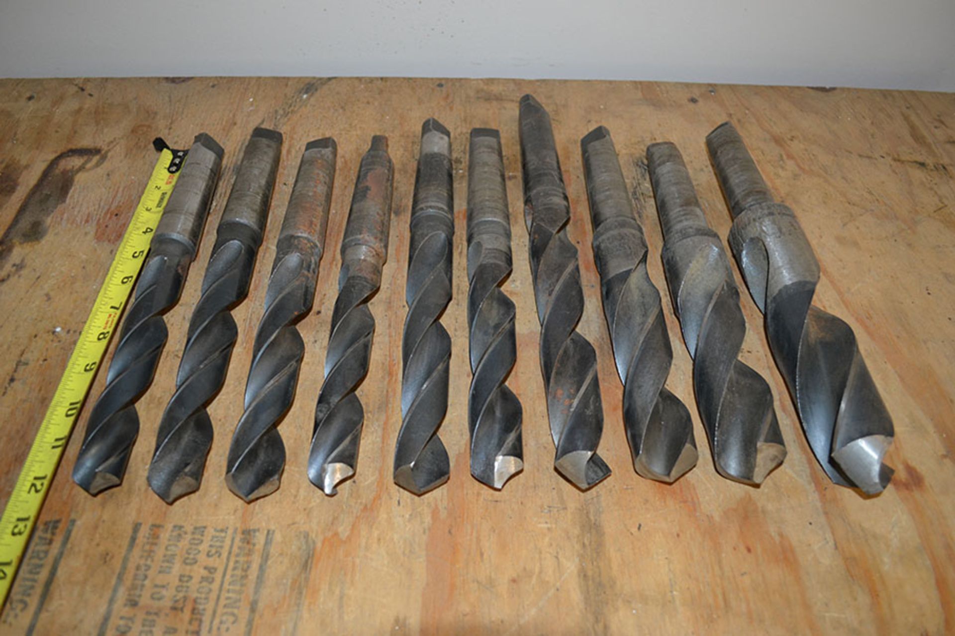 (10) 4MT Drill Bits, 1-5/64", 1-5/32", 1-3/16", 1-55/64" - JG-151200