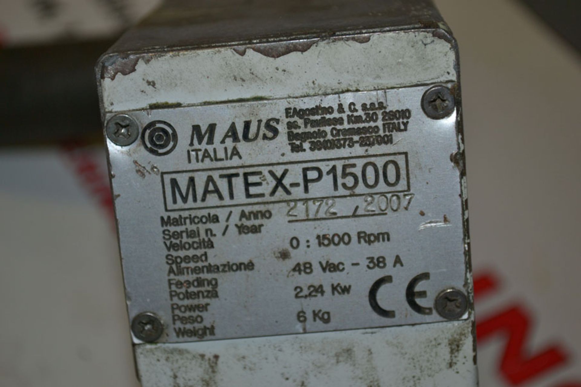 Maus Matex-Pro 2300 Controller w/ Matex-P1500 Rolling Motor Tube Expander - Image 5 of 10