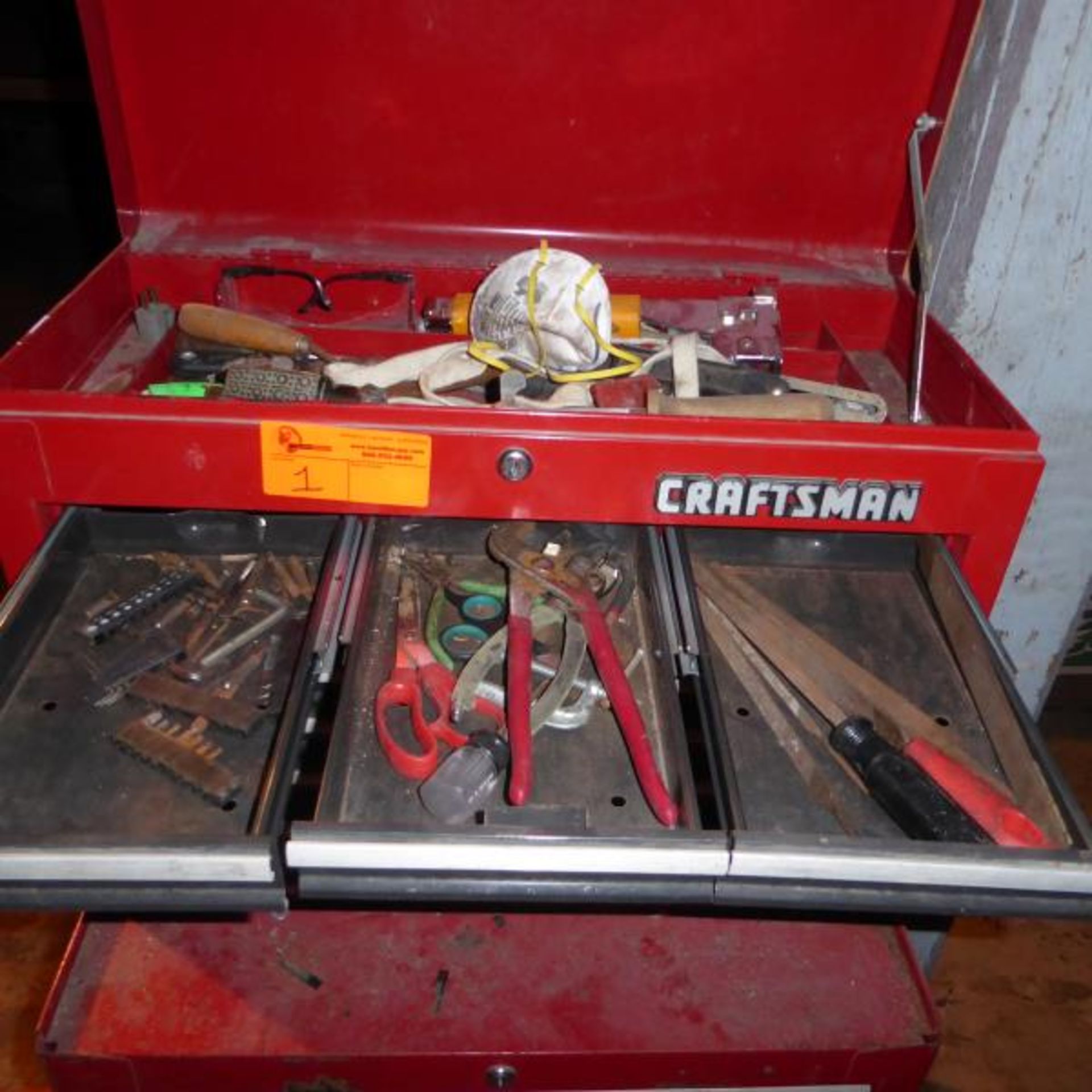 Tool Chest by Craftsman, w/ Assorted Tools - Image 5 of 11