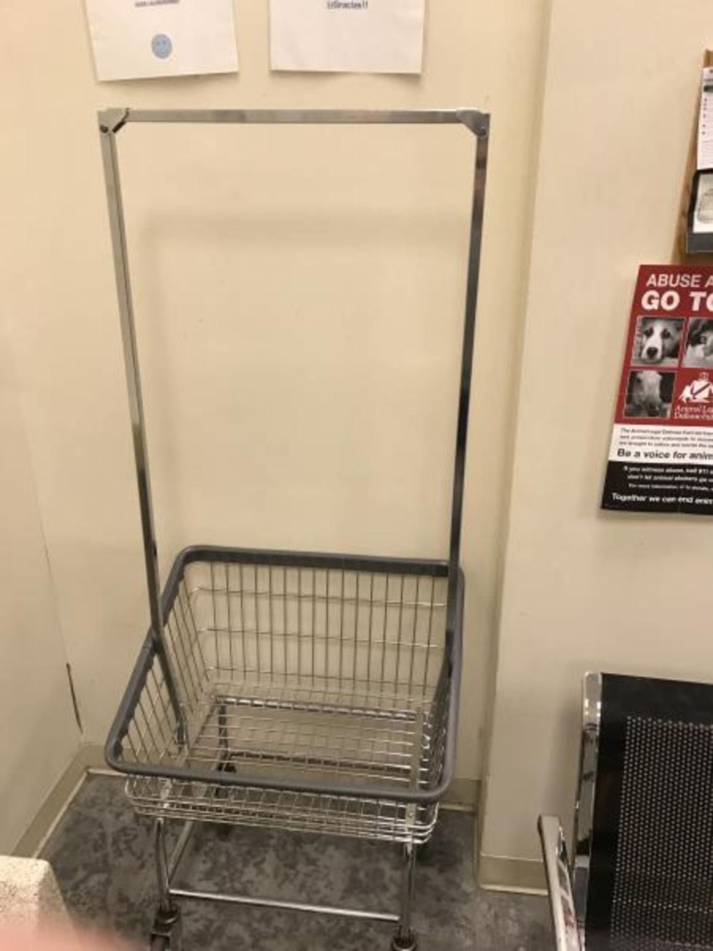 Laundry Cart w/ Hanger