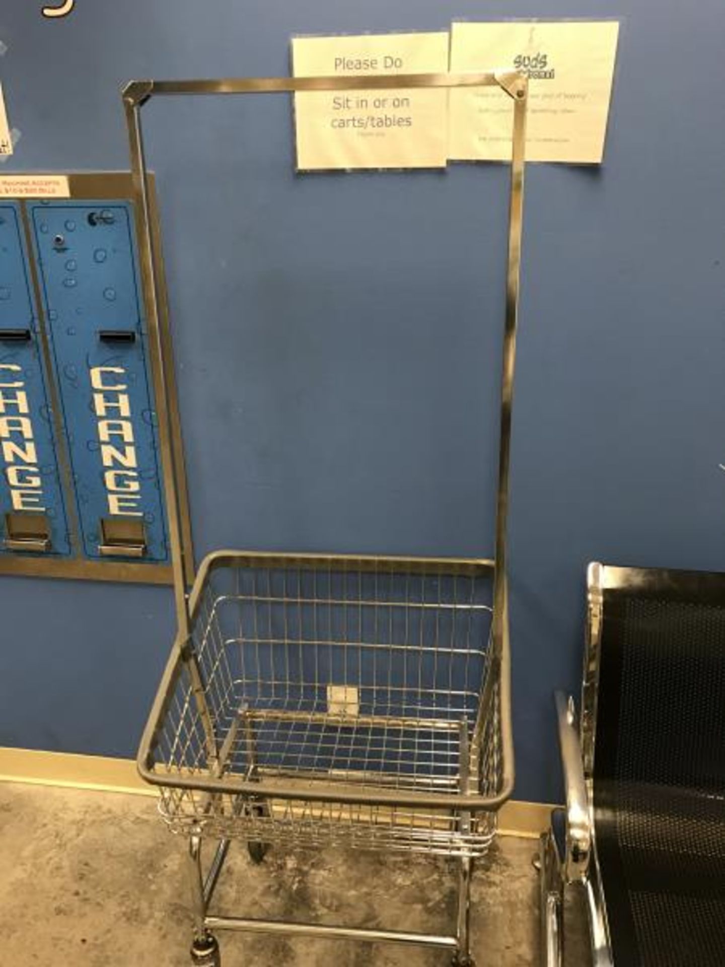Laundry Cart w/ Hanger