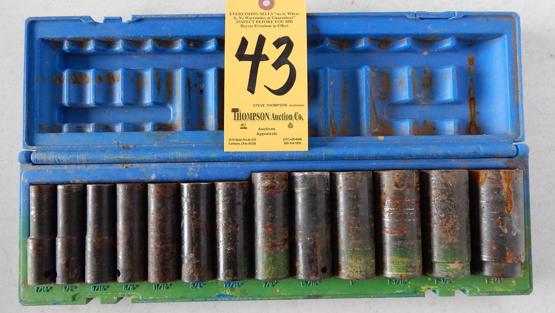 Impact Socket Set, 7/16"-1 /14"