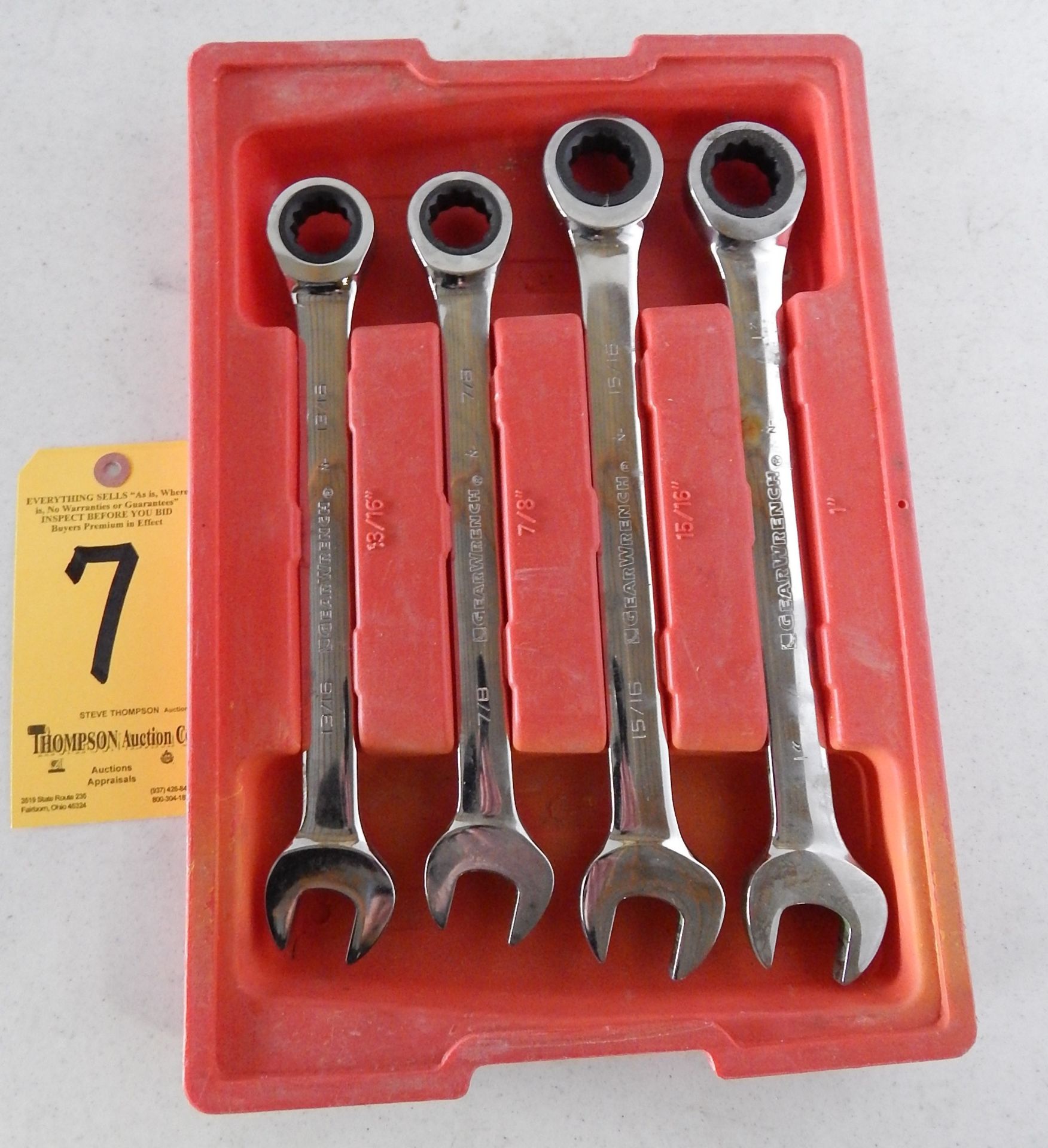 Gearwrench Set, 13/16"-1"