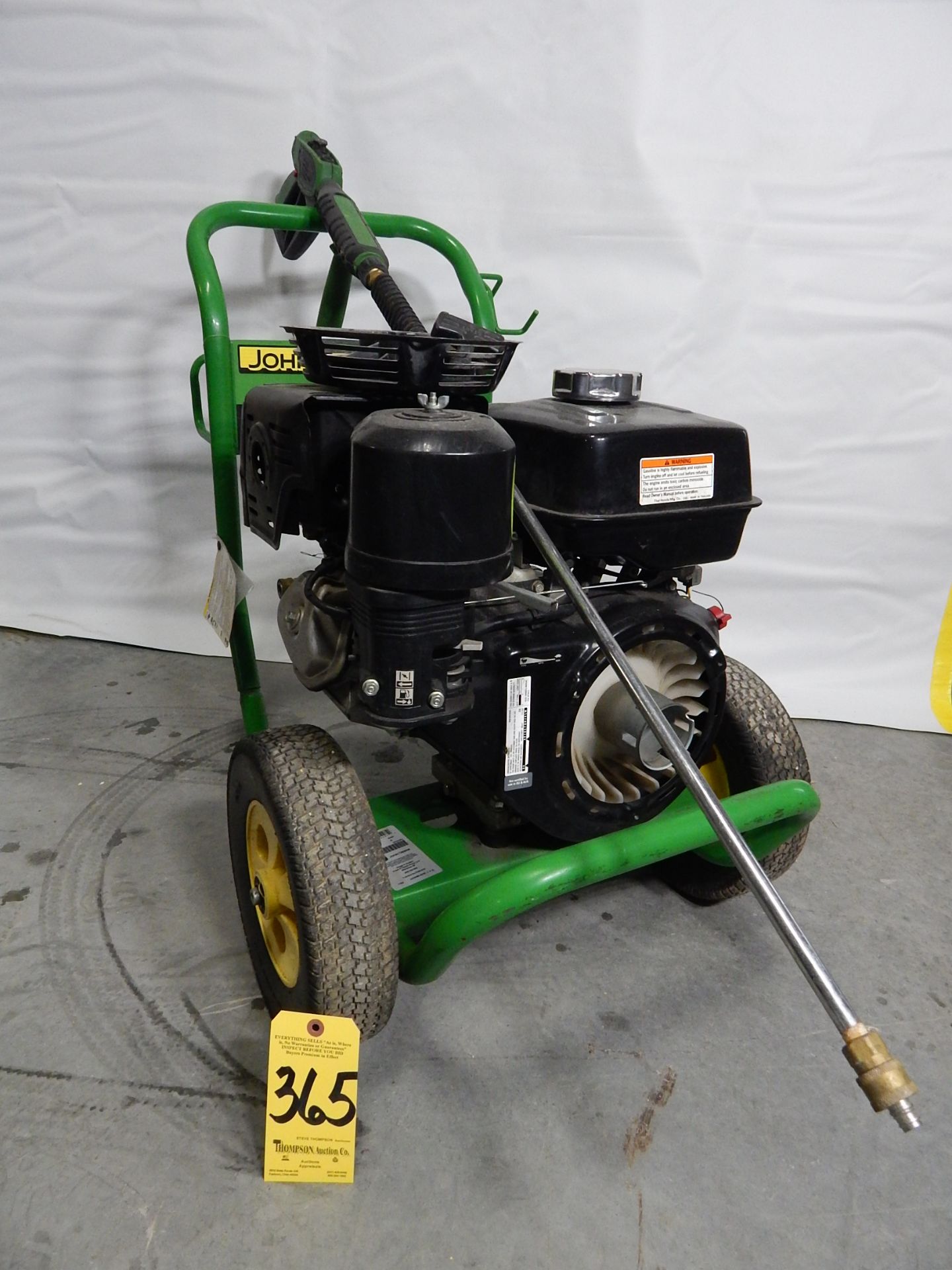 John Deere Gas-Powered Pressure Washer, 3800 PSI, 4.0 GPM, Need Repair