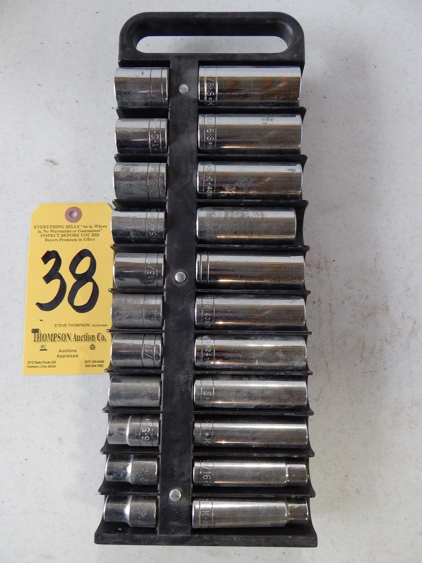 Socket Set, 7/16"-1 1/8", 1/2" Drive