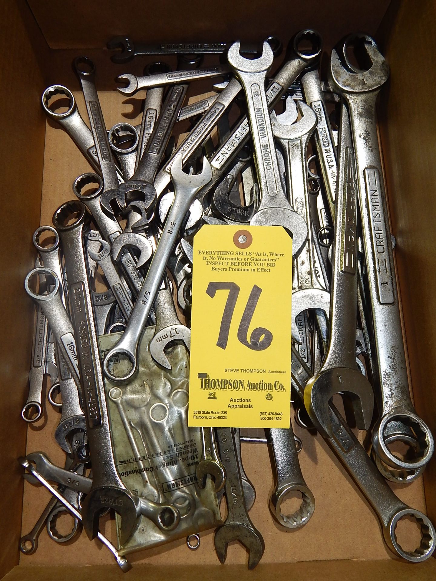 Open and Box End Wrenches