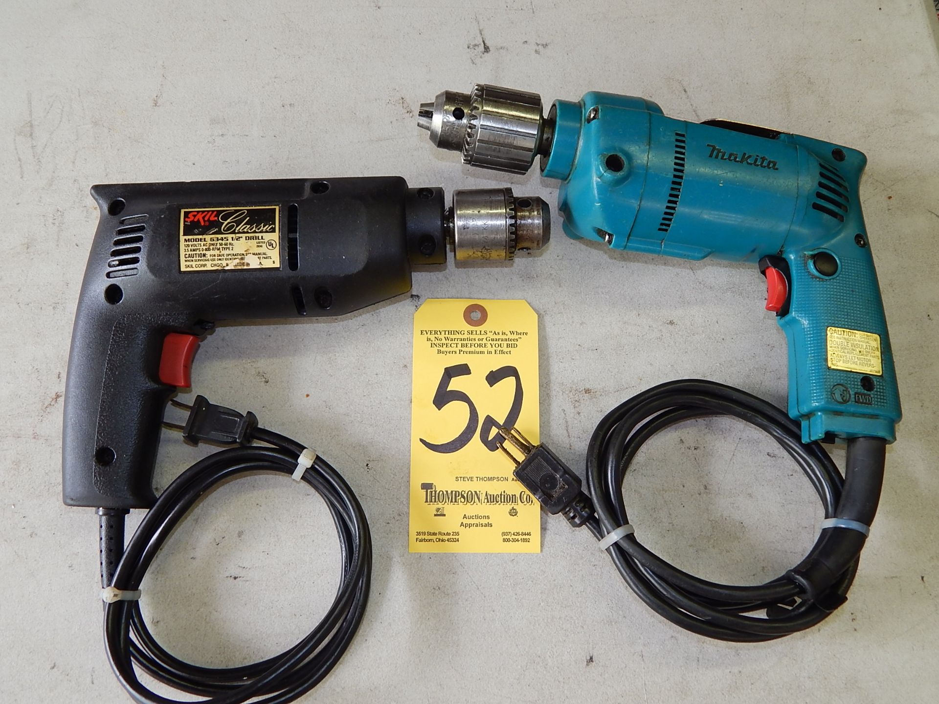 (2) Electric Drills