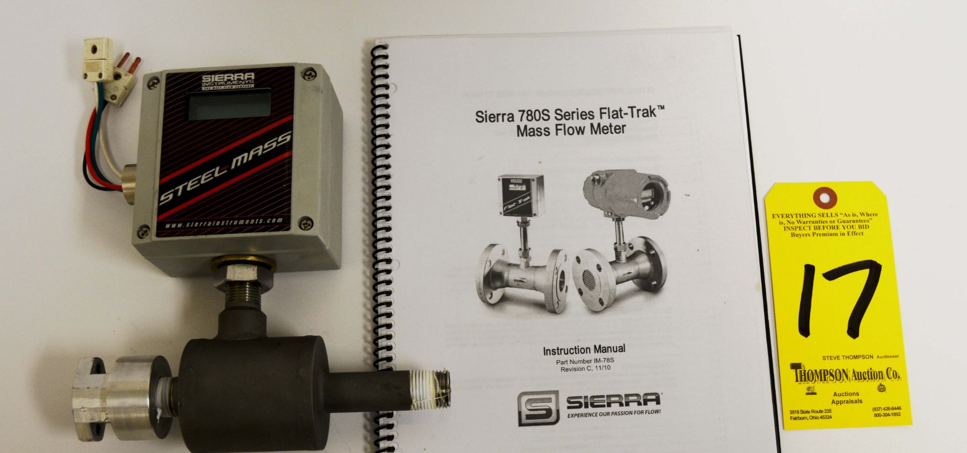 Sierra 0-30 Mass Flow Meter Model 780-S-NAA-N2-EN2-P2-V1-DD-0, s/n 161666