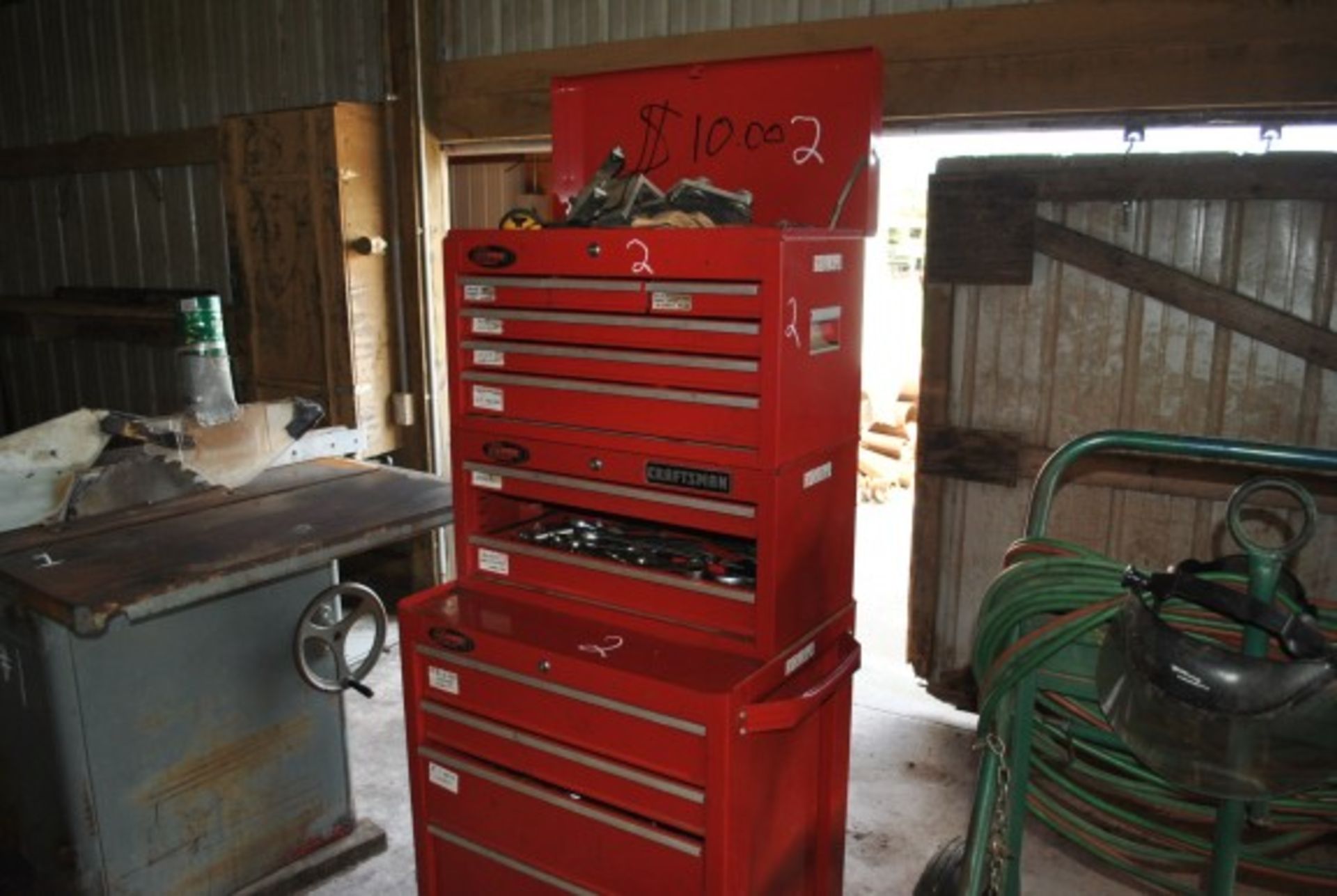 CRAFTSMAN TOOL BOX W/TOOLS - Image 2 of 5