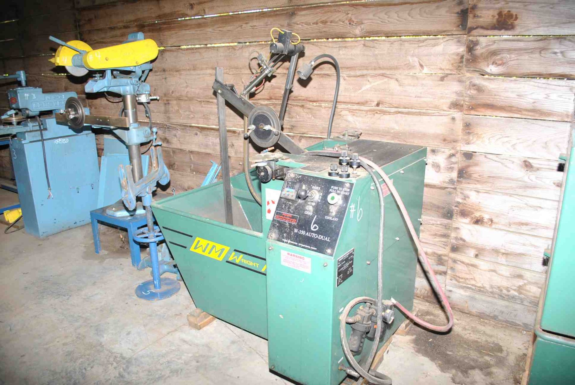 WRIGHT W-350 H/D AUTO DUAL SIDE SHARPENER S/N-GE0209 - Image 2 of 2