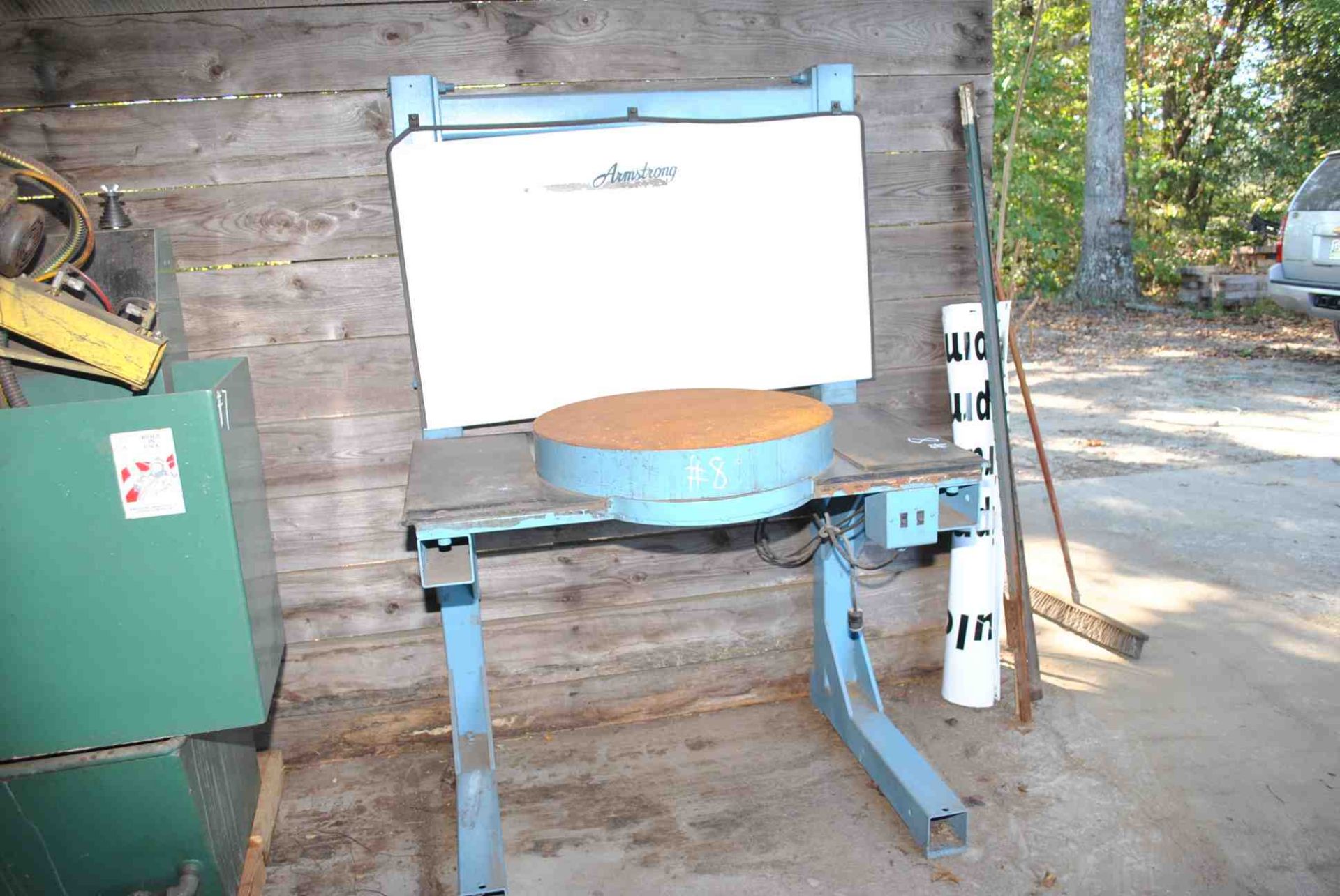 ARMSTRONG WORK TABLE & CIRCULAR HAMMERING BLOCK