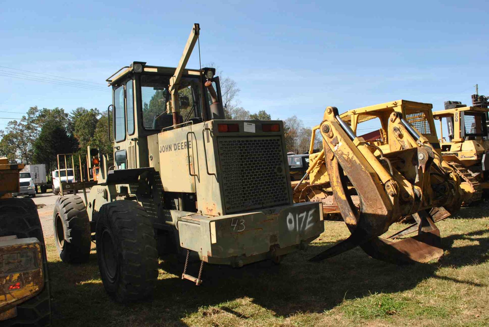 1991 JOHN DEERE 544E WHEEL LOADER S/N-534605; W/6,399 HOURS; W/6' FORKS; W/POSITIONER; W/REAR MANUAL - Image 3 of 3