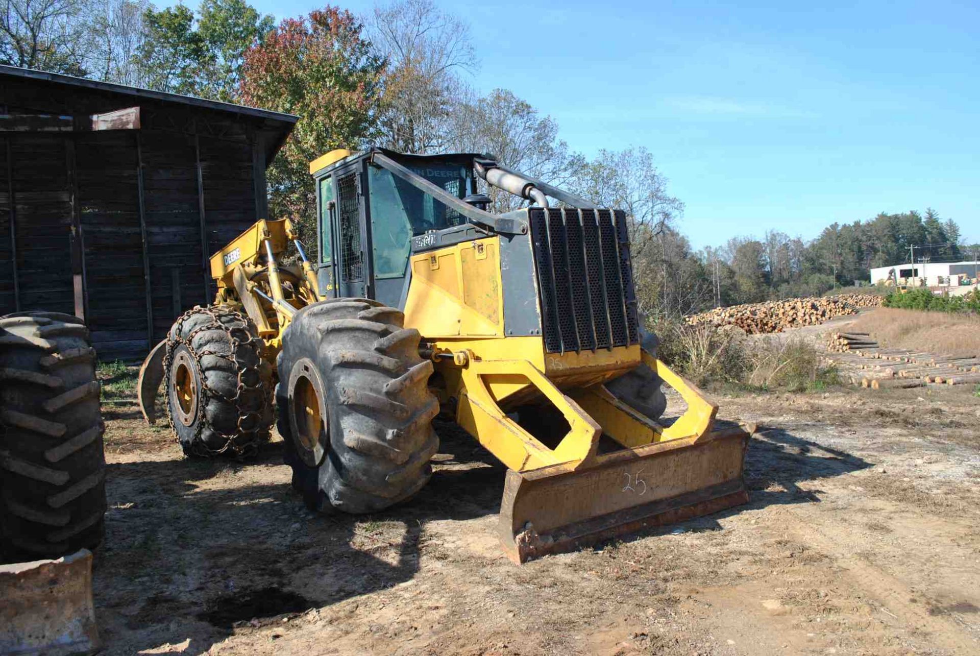 JOHN DEERE 648GIII DUAL ARCH SKIDDER S/N-586644; W/WINCH; W/SWEED AXLE; W/9,480 HOURS