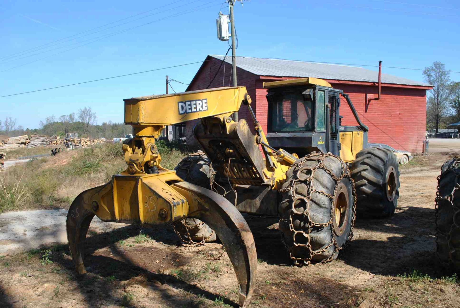 JOHN DEERE 648GIII DUAL ARCH SKIDDER S/N-586644; W/WINCH; W/SWEED AXLE; W/9,480 HOURS - Image 3 of 3