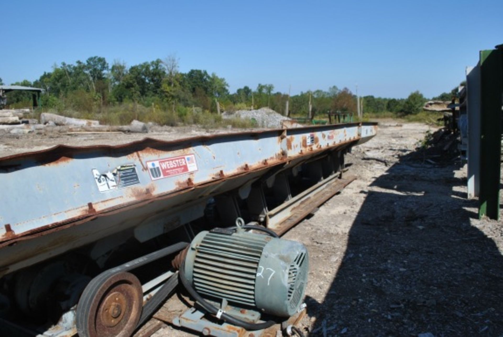 WEBSTER 24" X 22' VIBRATING CONVEYOR W/DRIVE; W/FINES SECTION; NOT INSTALLED