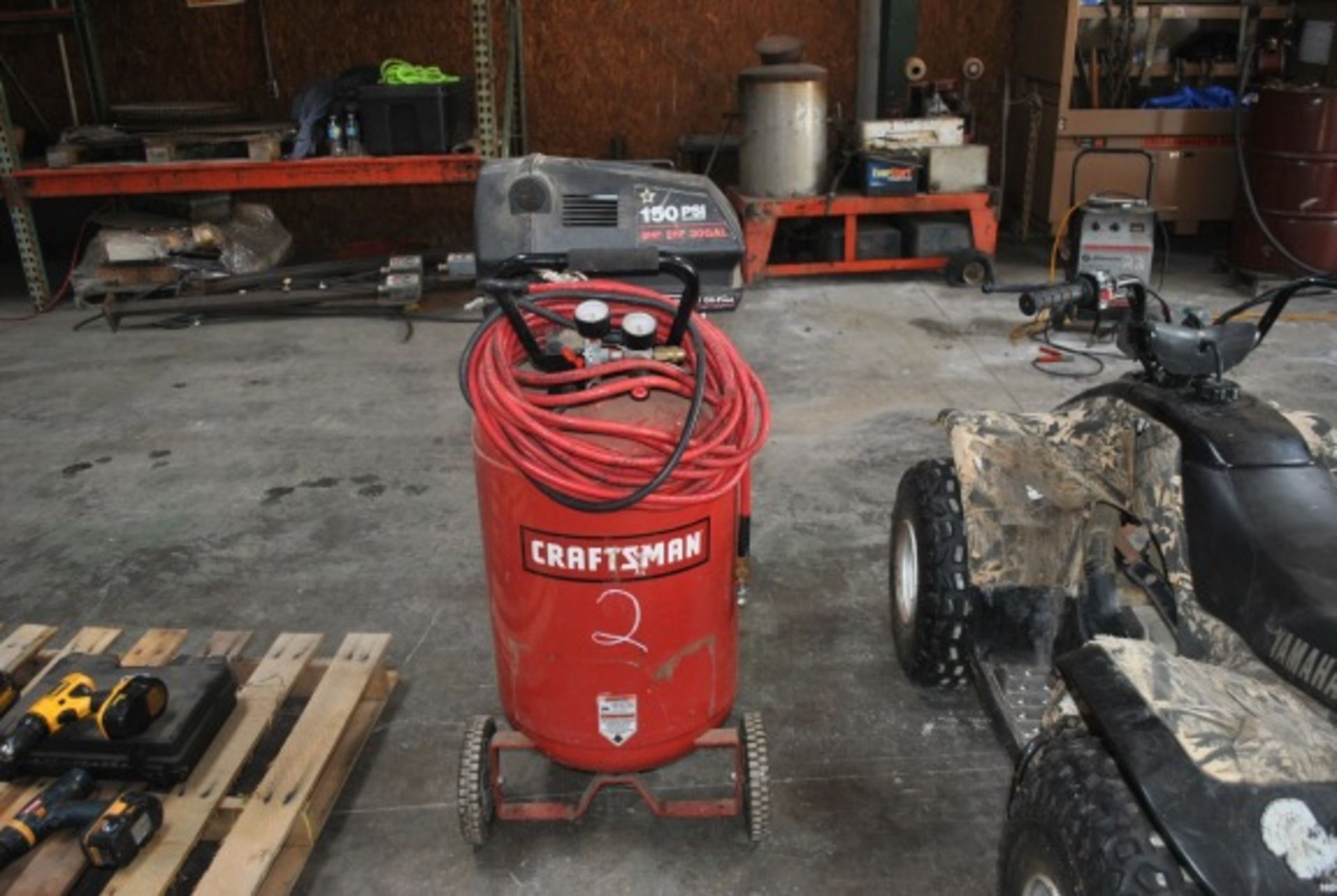 CRAFTSMAN PRESSURE WASHER 150 PSI TANK MOUNTED