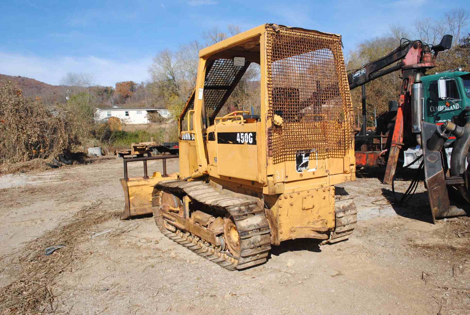 1990 JOHN DEERE 450G DOZER S/N-769828; W/6 WAY BLADE - Image 3 of 3