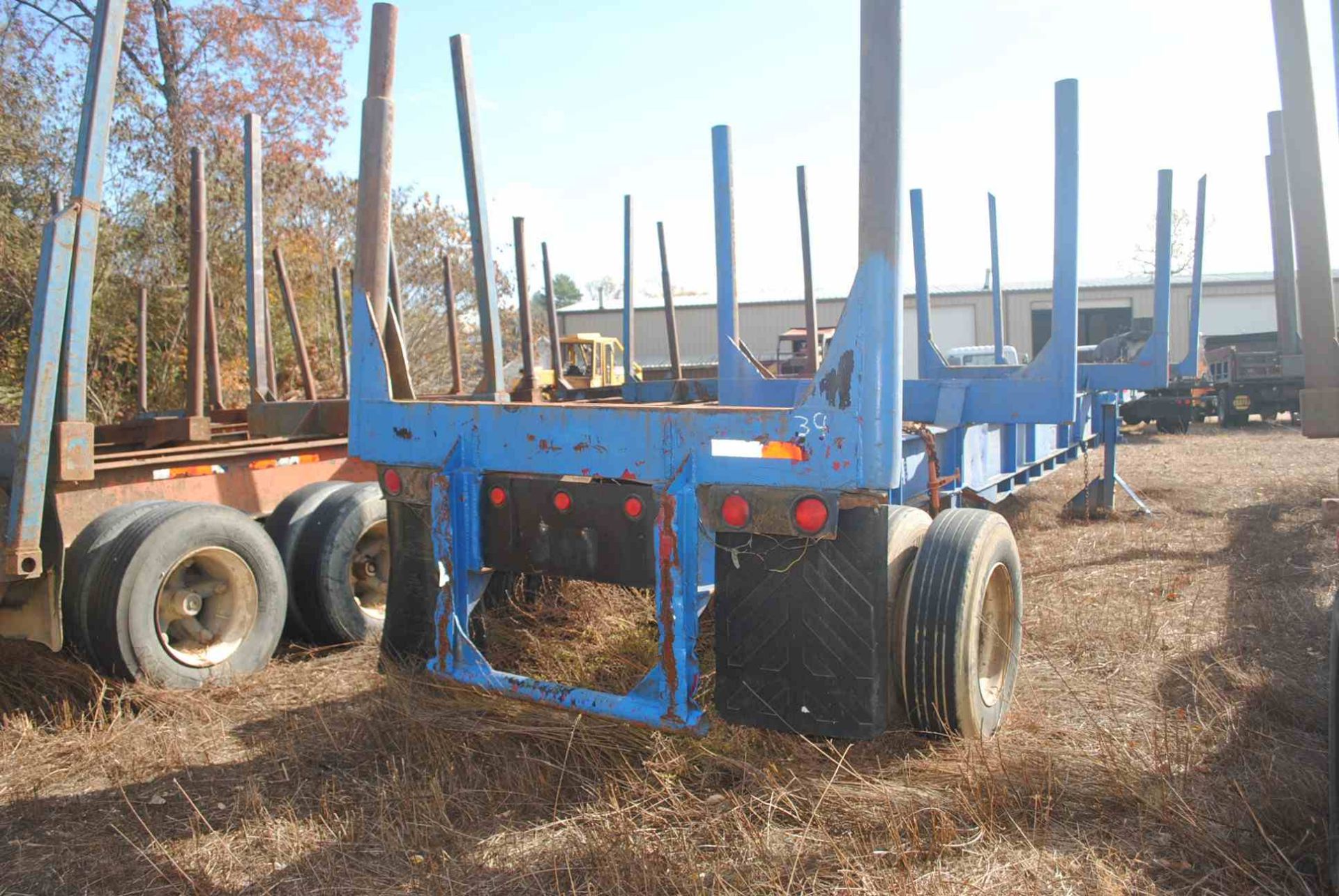 40' DOUBLE BUNK LOG TRAILER; NO TITLE, BILL OF SALE ONLY - Image 3 of 3