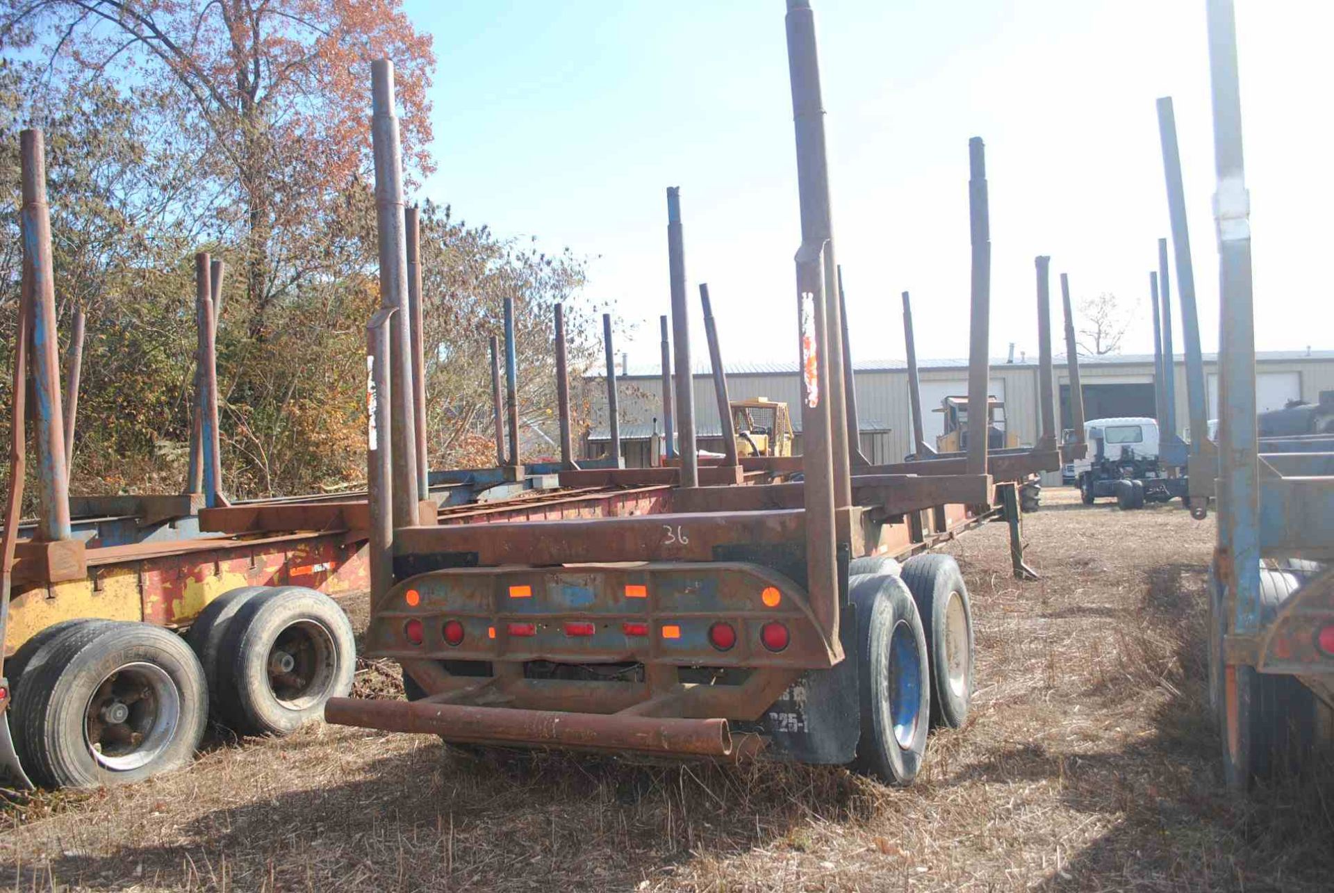 1987 SAVANNAH 40' DOUBLE BUNK LOG TRAILER VIN-H106870198 ; NO TITLE, BILL OF SALE ONLY - Image 3 of 3