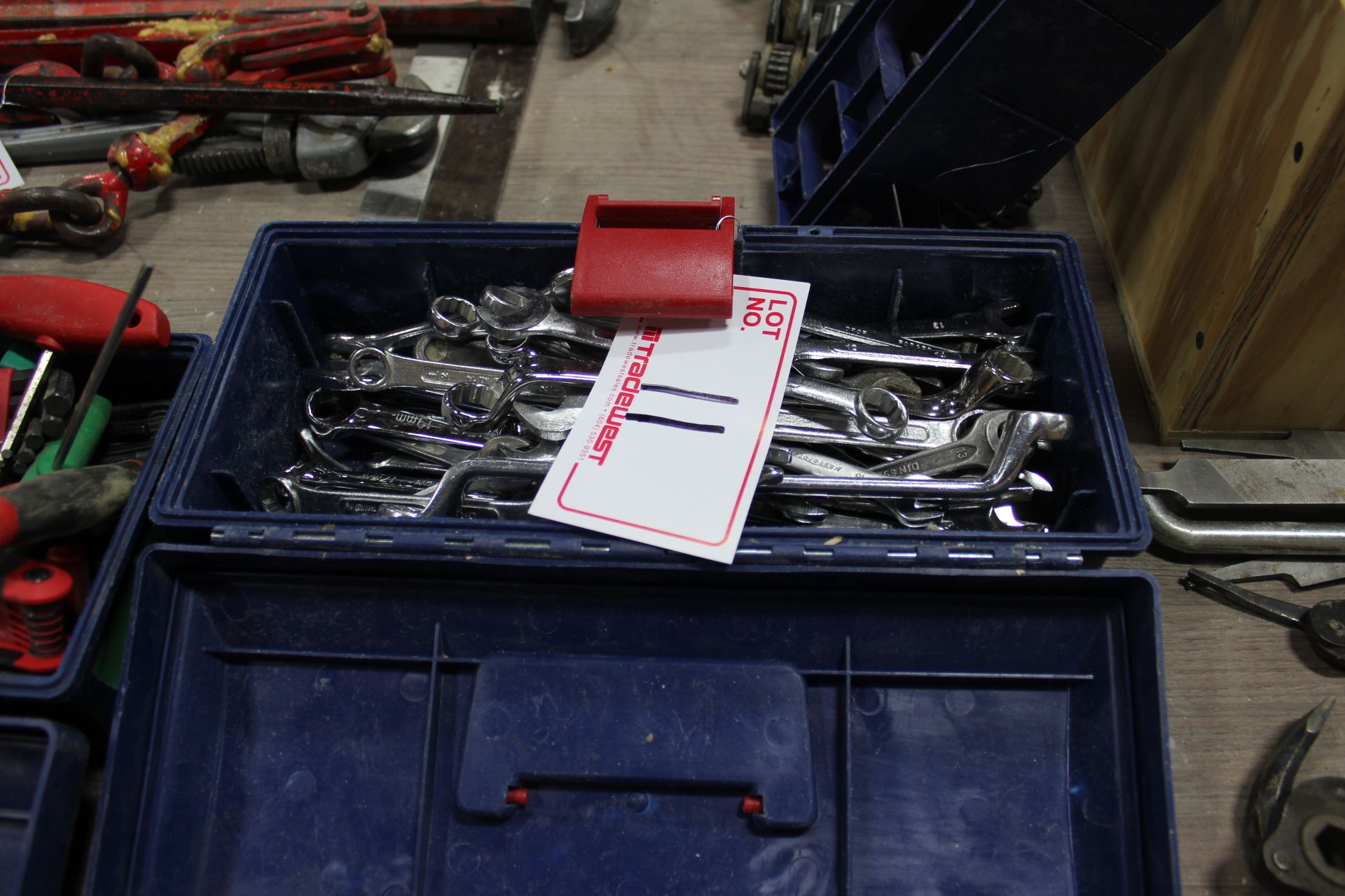 BOX OF WRENCHES