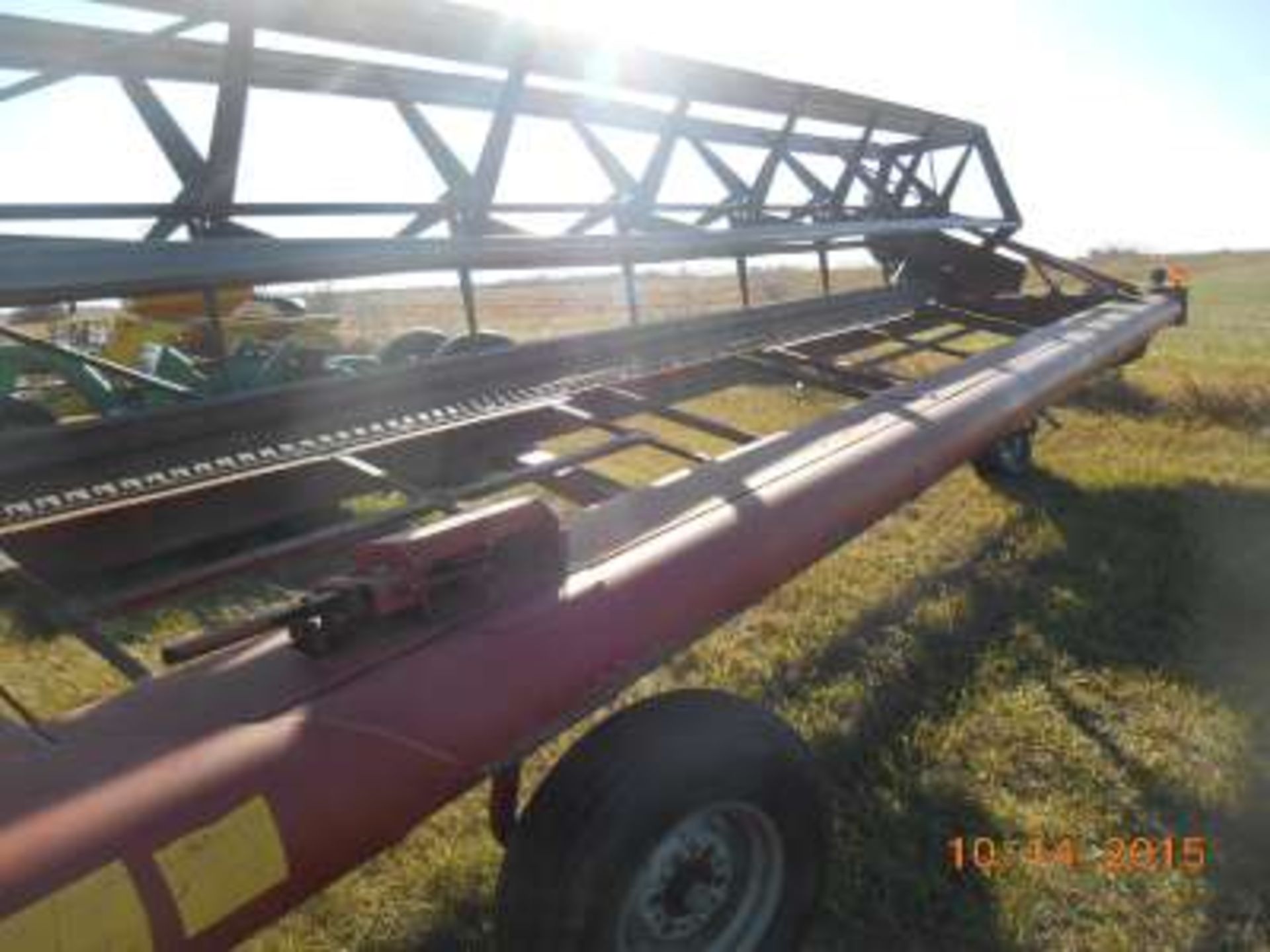 Case IH 25ft PTO Swather, batt reel, auto fold - Image 3 of 3