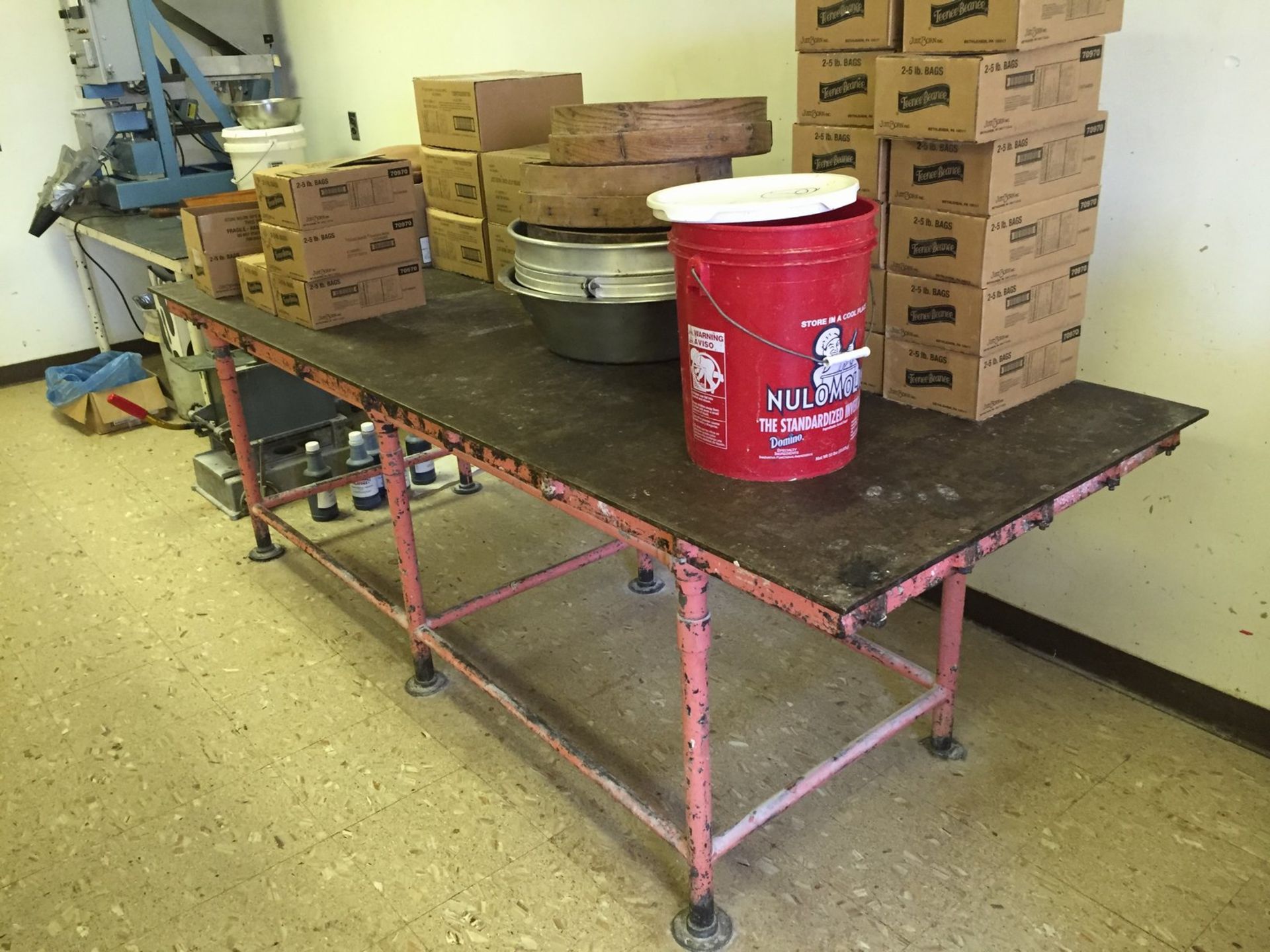 3 x 8 ft Carbon Steel Water Cooled table