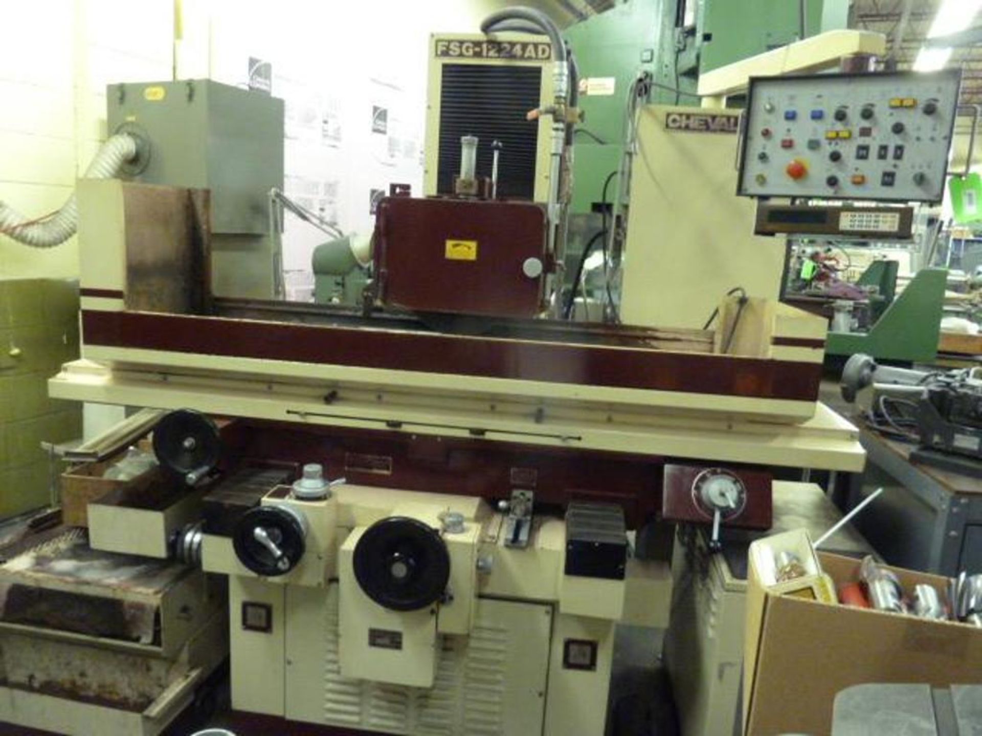 Chevalier Model 1224AD Hydraulic Surface Grinder, 12" x 24" Fine Line Electro-Magnetic Chu - Image 12 of 12
