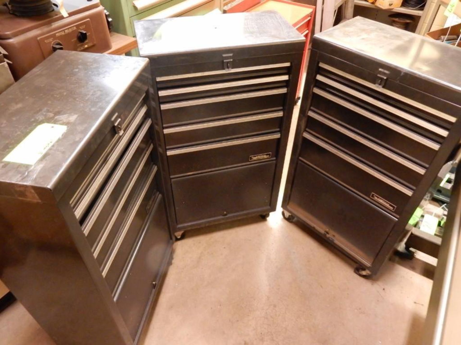 (3) Tool Boxes on Casters