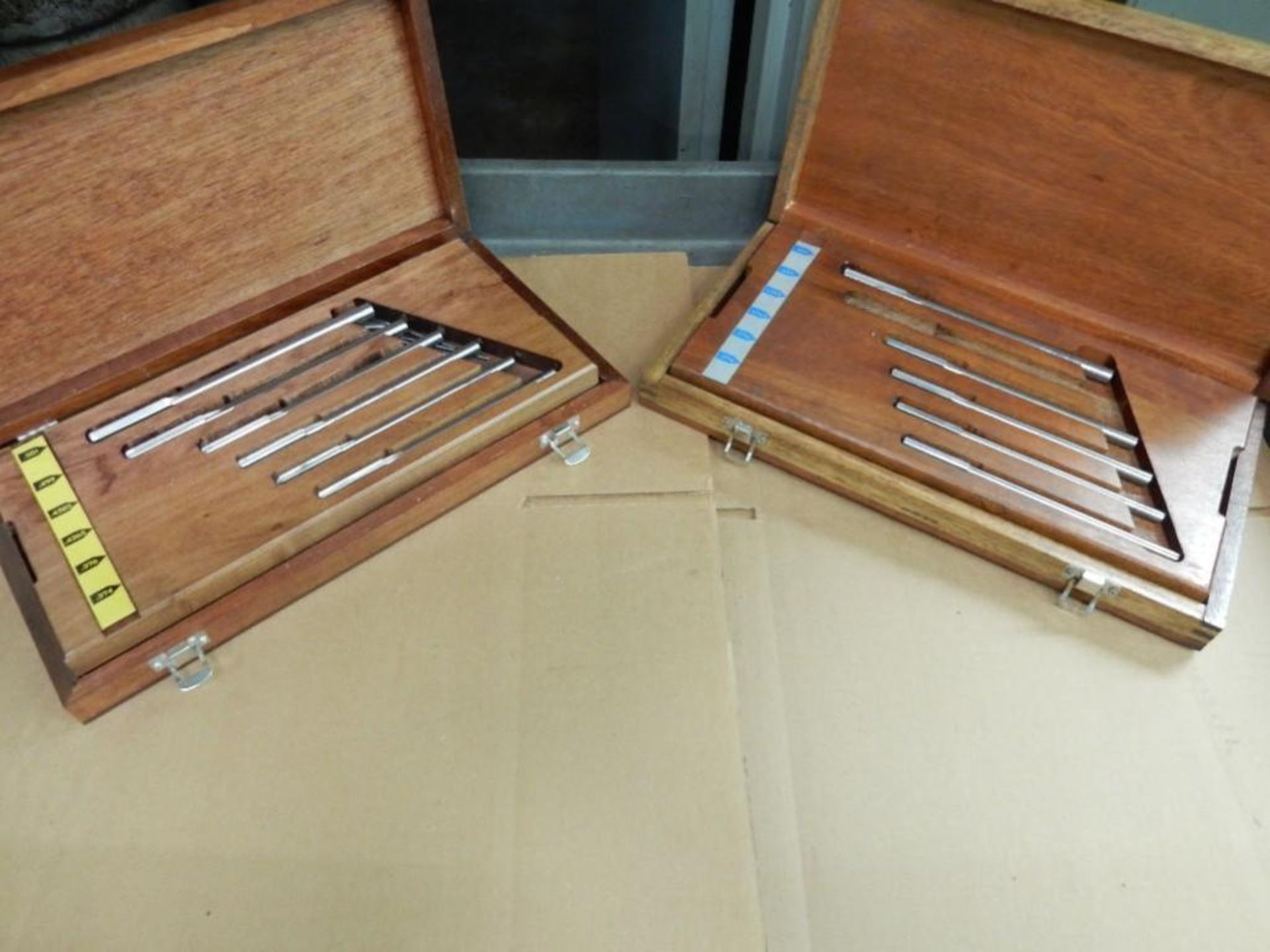(2) Boxes: DoAll Reamer Sets with Wood Boxes