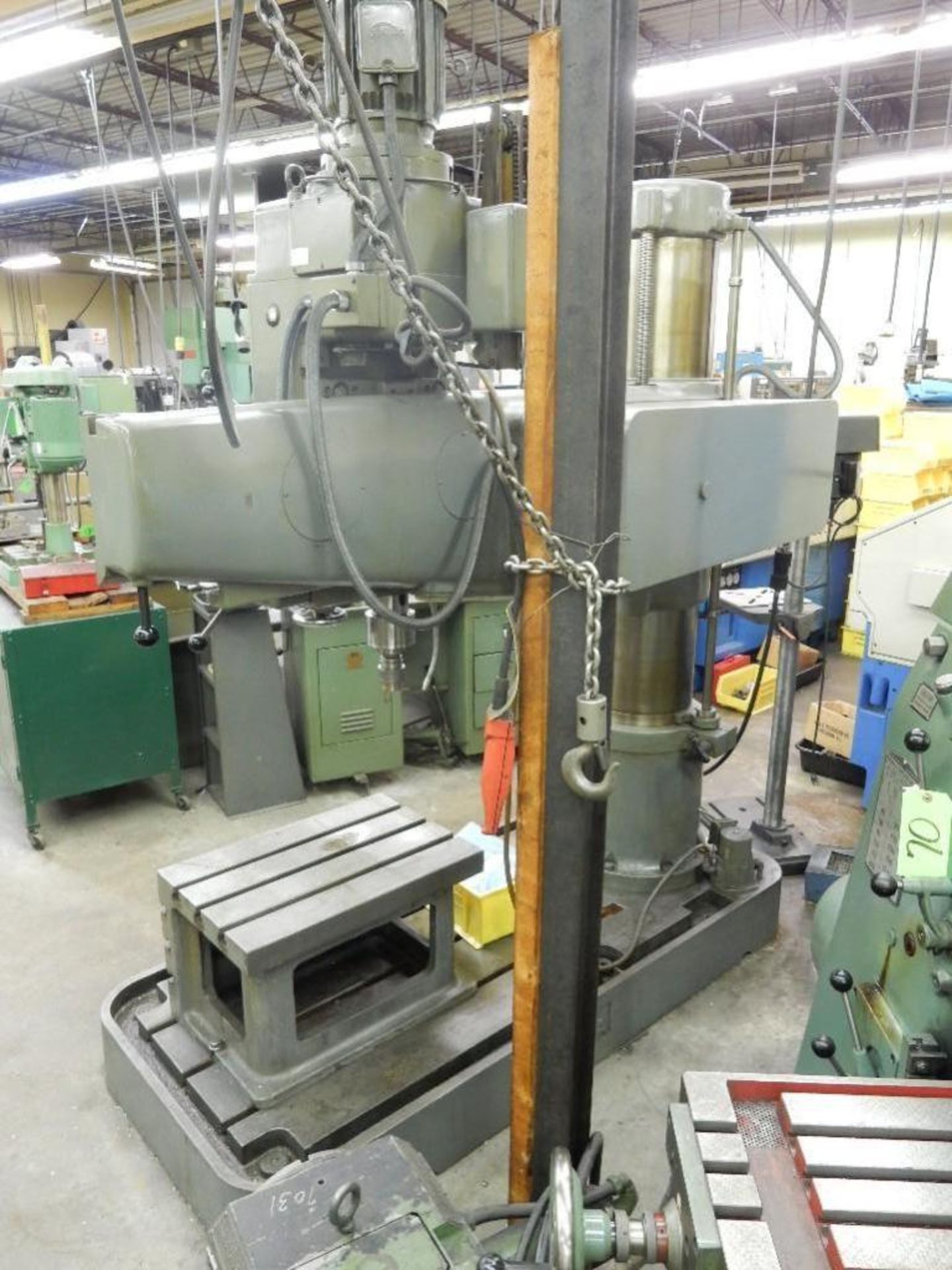 Ikeda Model RM-1375 Radial Arm Drill, 13" Column, 5' Arm, 30-1500 RPM Spindle Speeds, 26.5" - Image 3 of 27