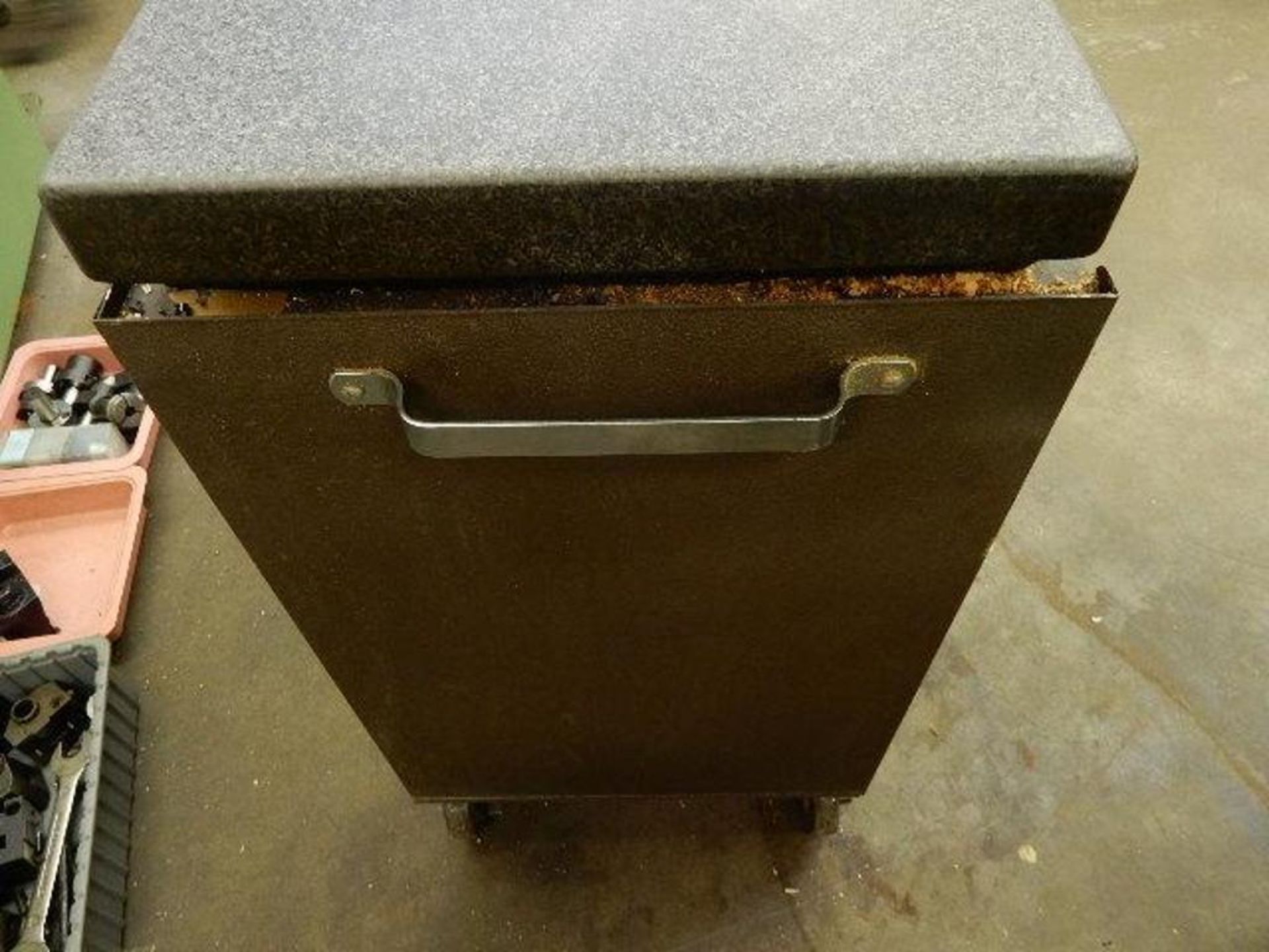 Kennedy Tool Box with 24" x 18" x 4" Single Edge granite Surface Plate - Image 3 of 5