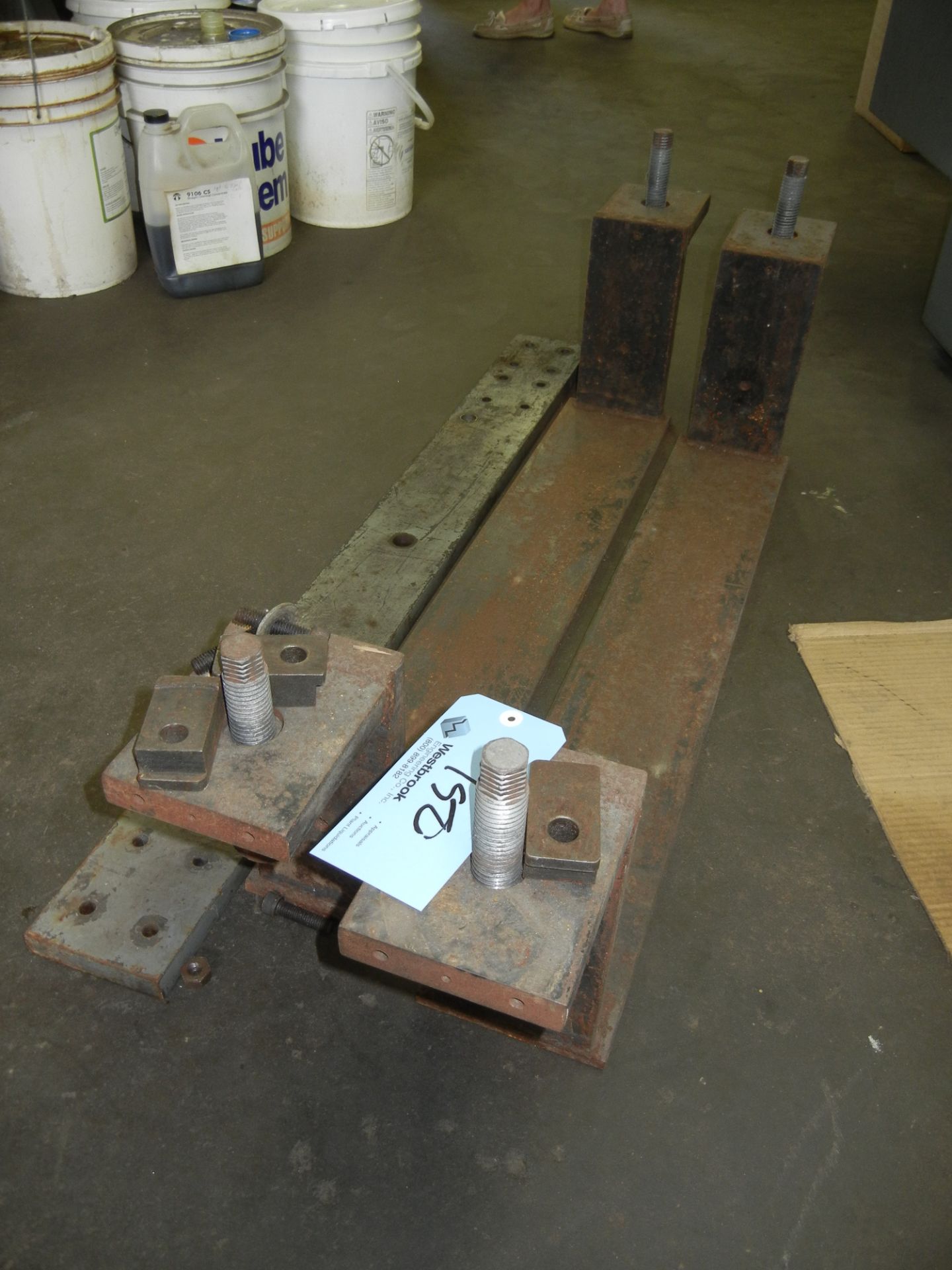 Metal machinery mover with additional sets of cross members - Image 2 of 2