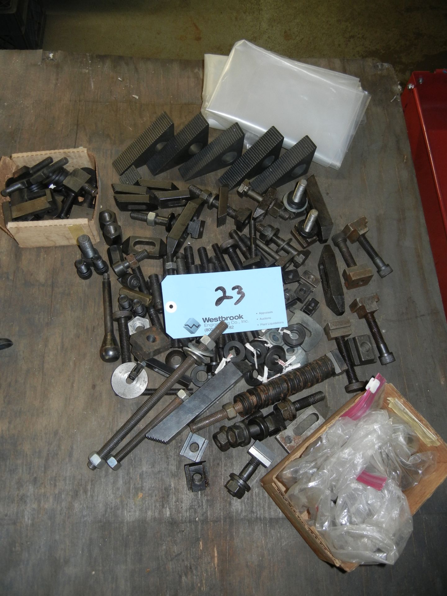 Assortment of hold down tooling