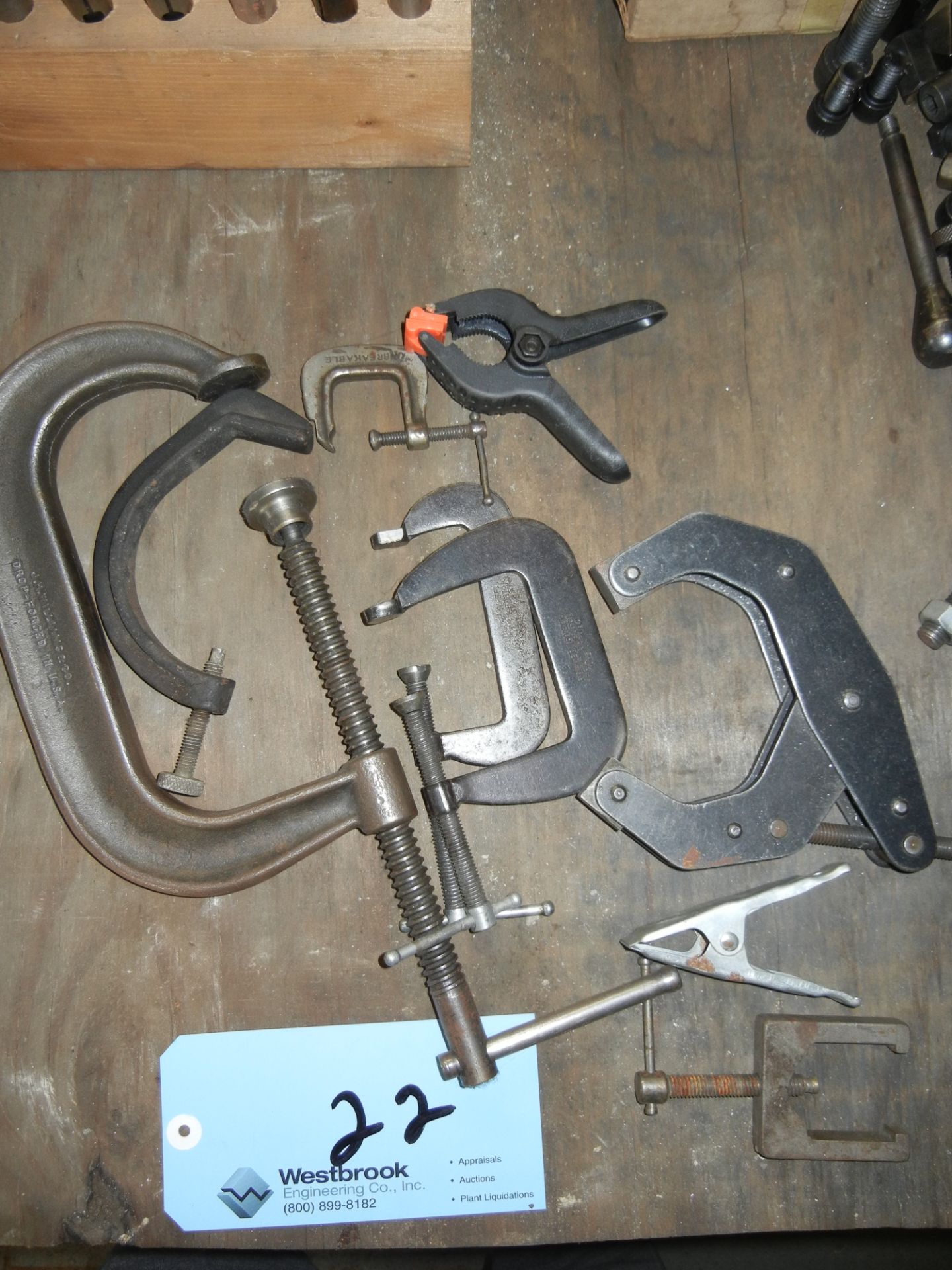 Assorment of clamps