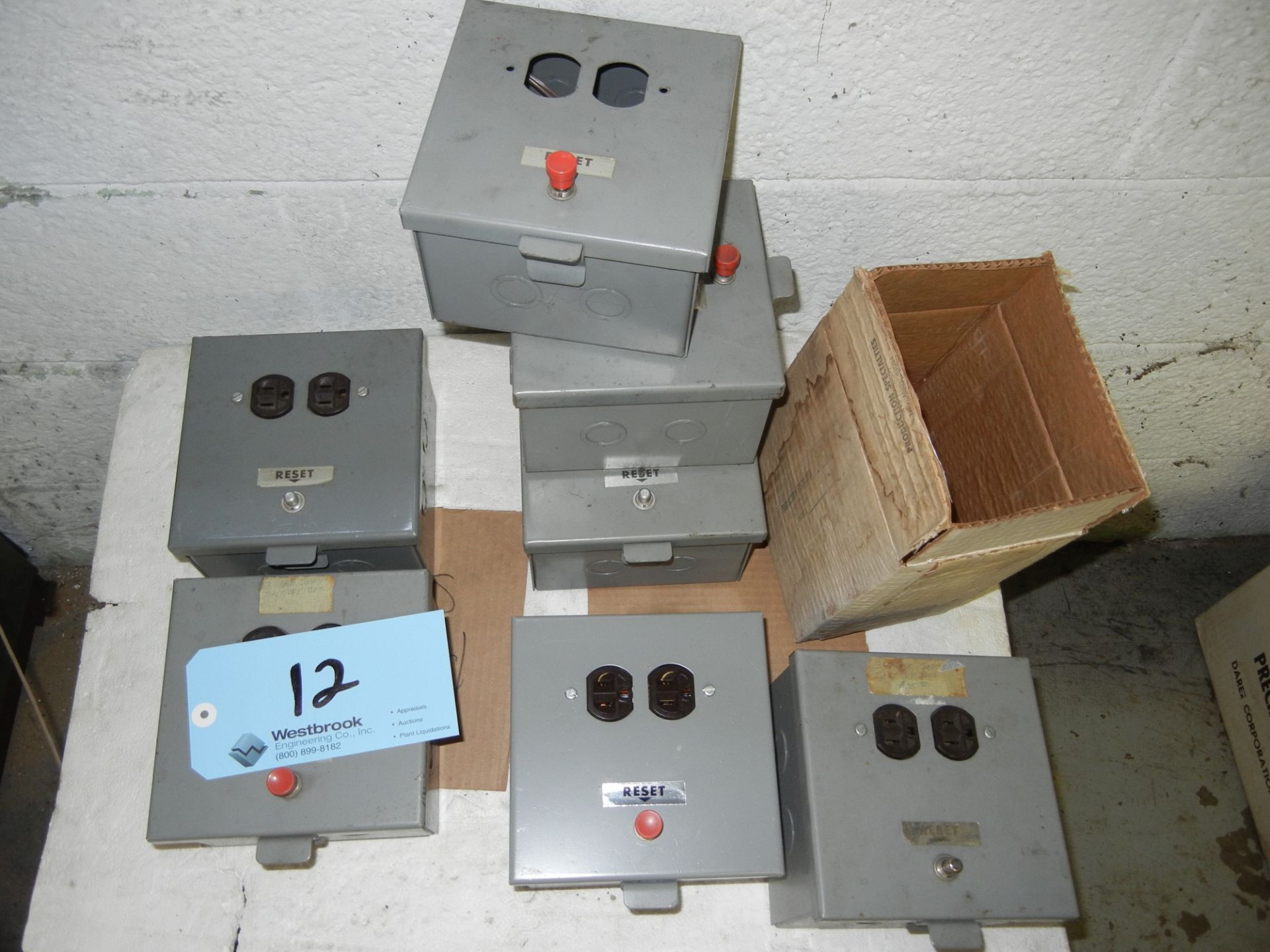 Lot of electrical panels