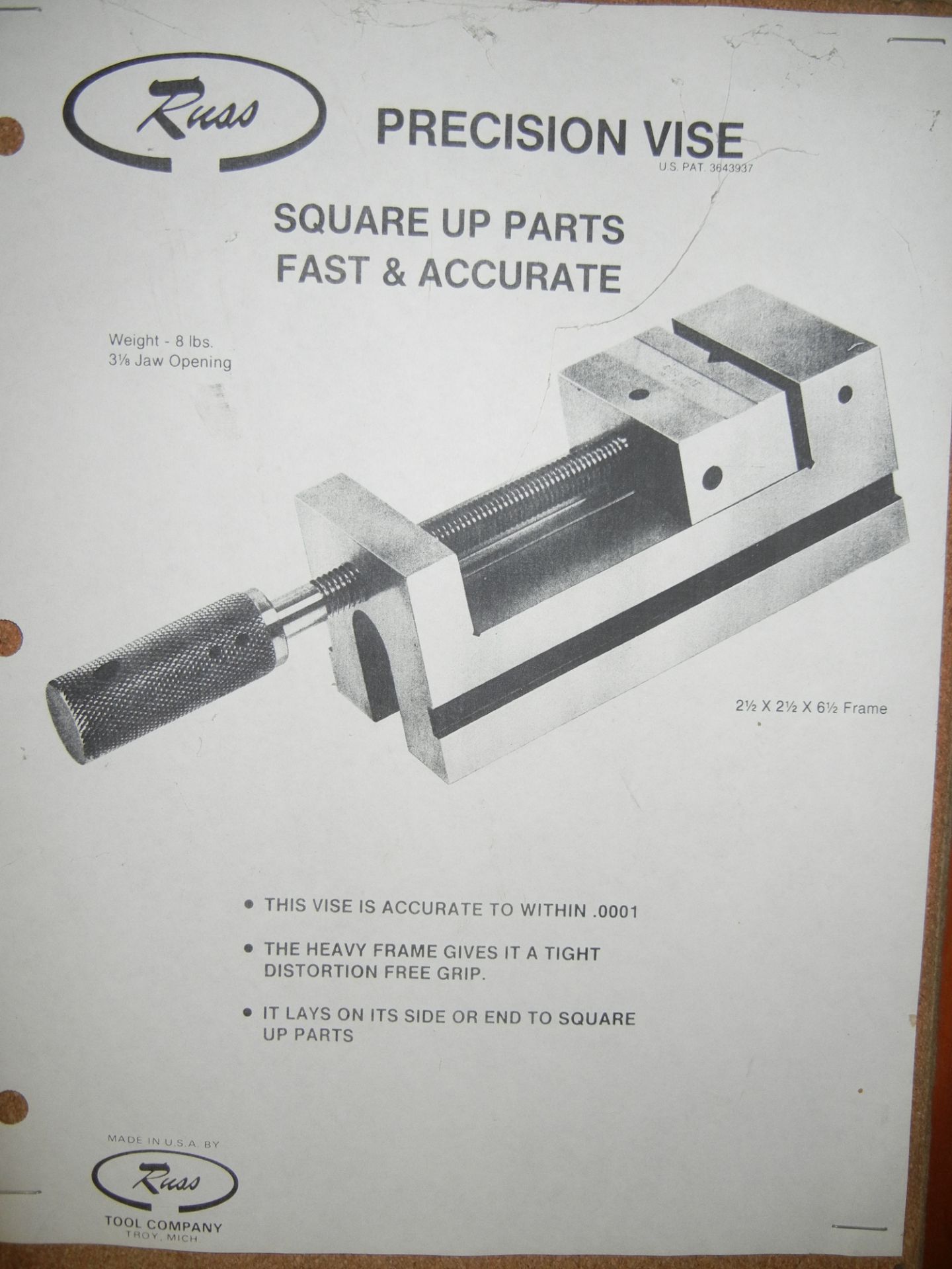 Russ precision vise - Image 2 of 3