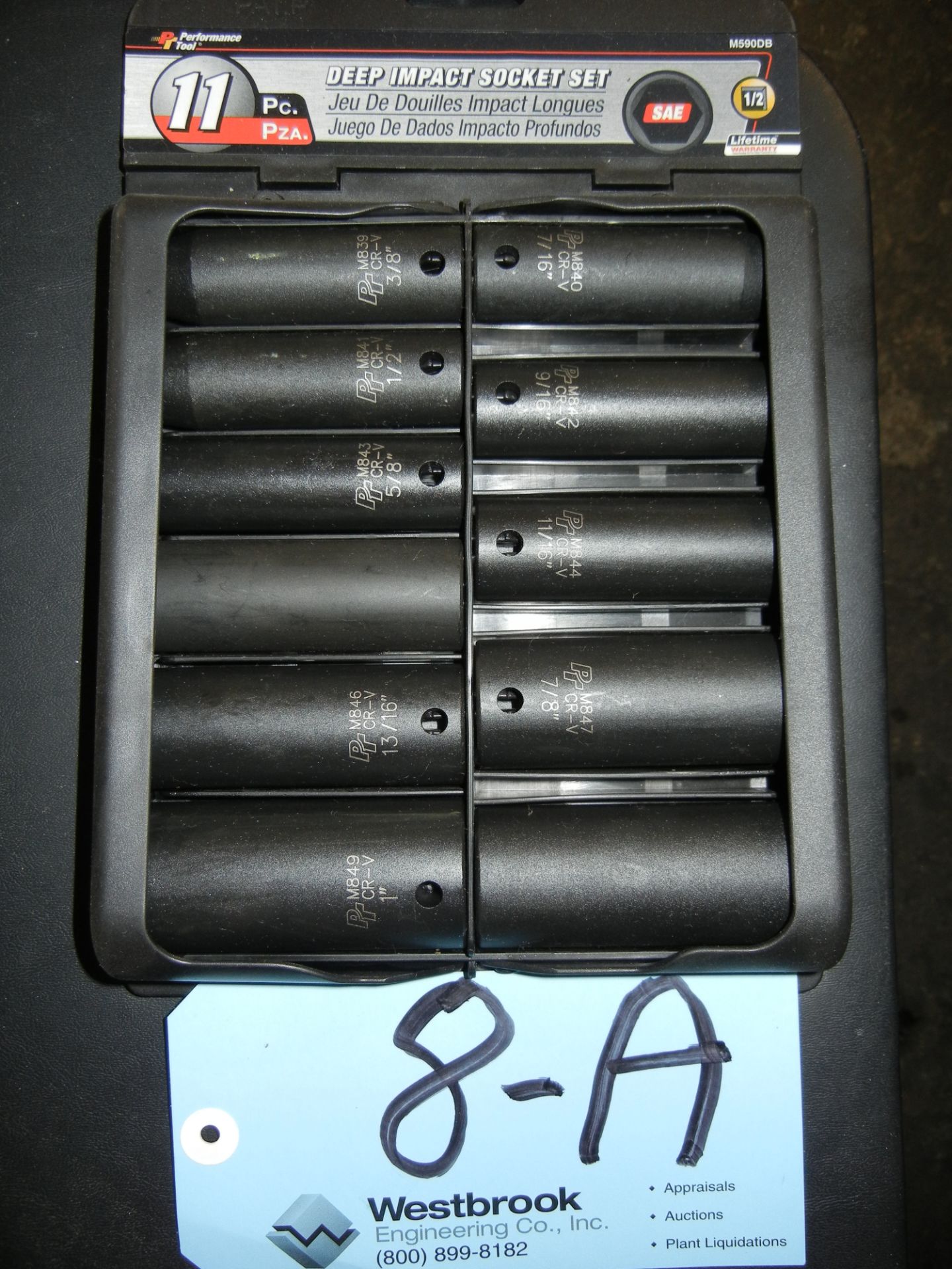 Performance Tool 11-Piece Impact Socket Set with Case