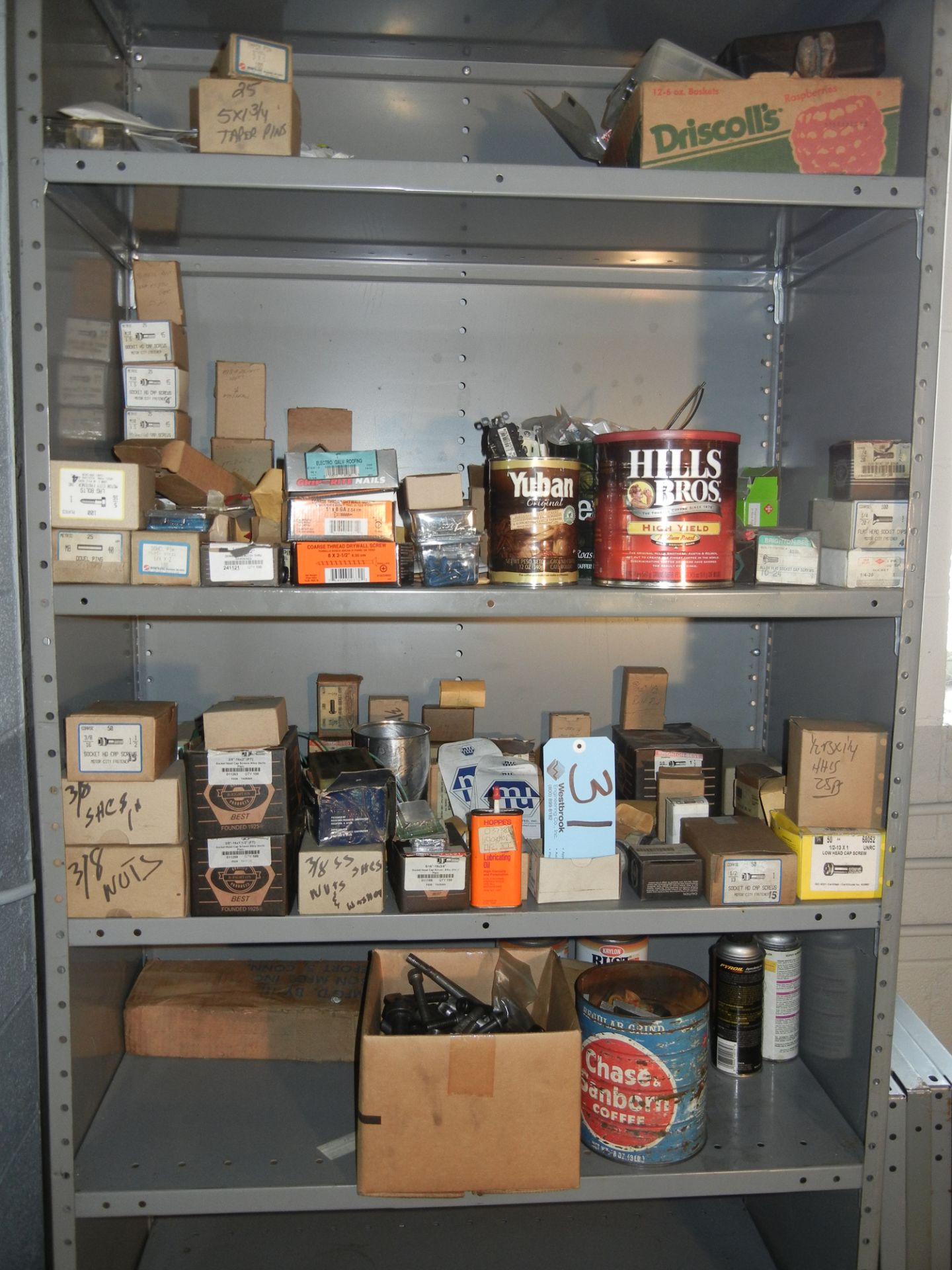 Lot-Assorted Hardware with Shelving Unit - Image 2 of 2