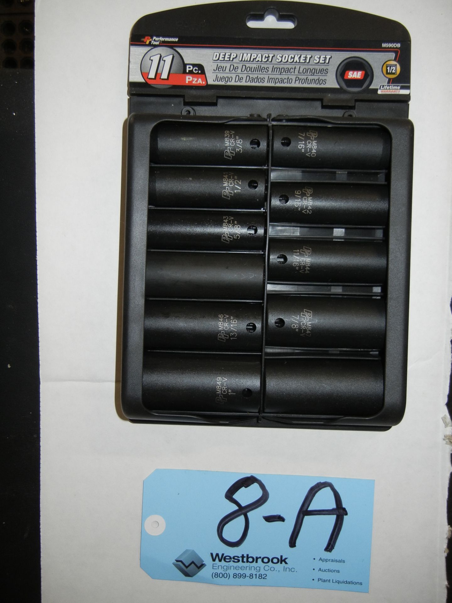 Performance Tool 11-Piece Impact Socket Set with Case - Image 2 of 2