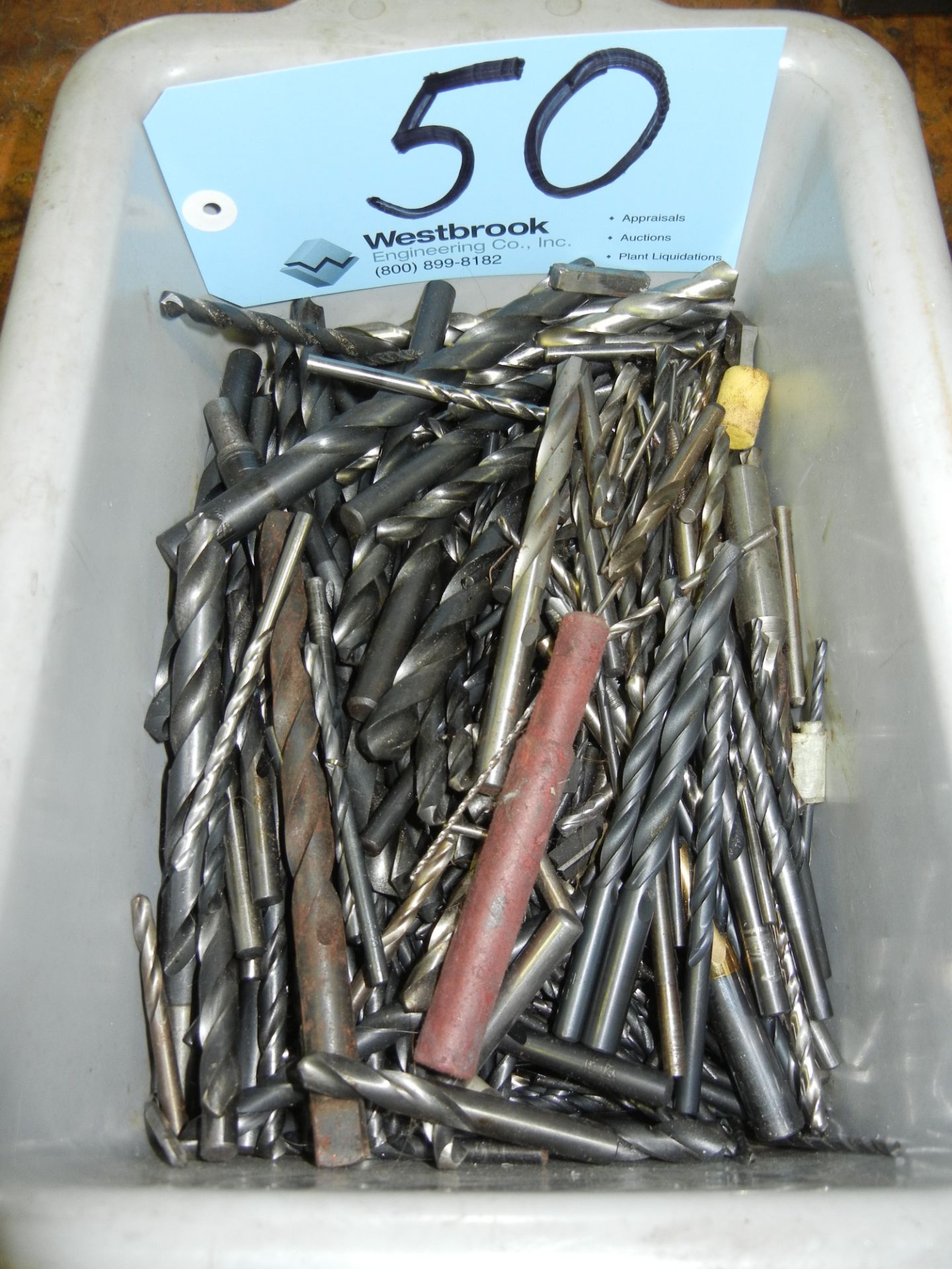 Lot-Straight Shank Drills in (1) Bin