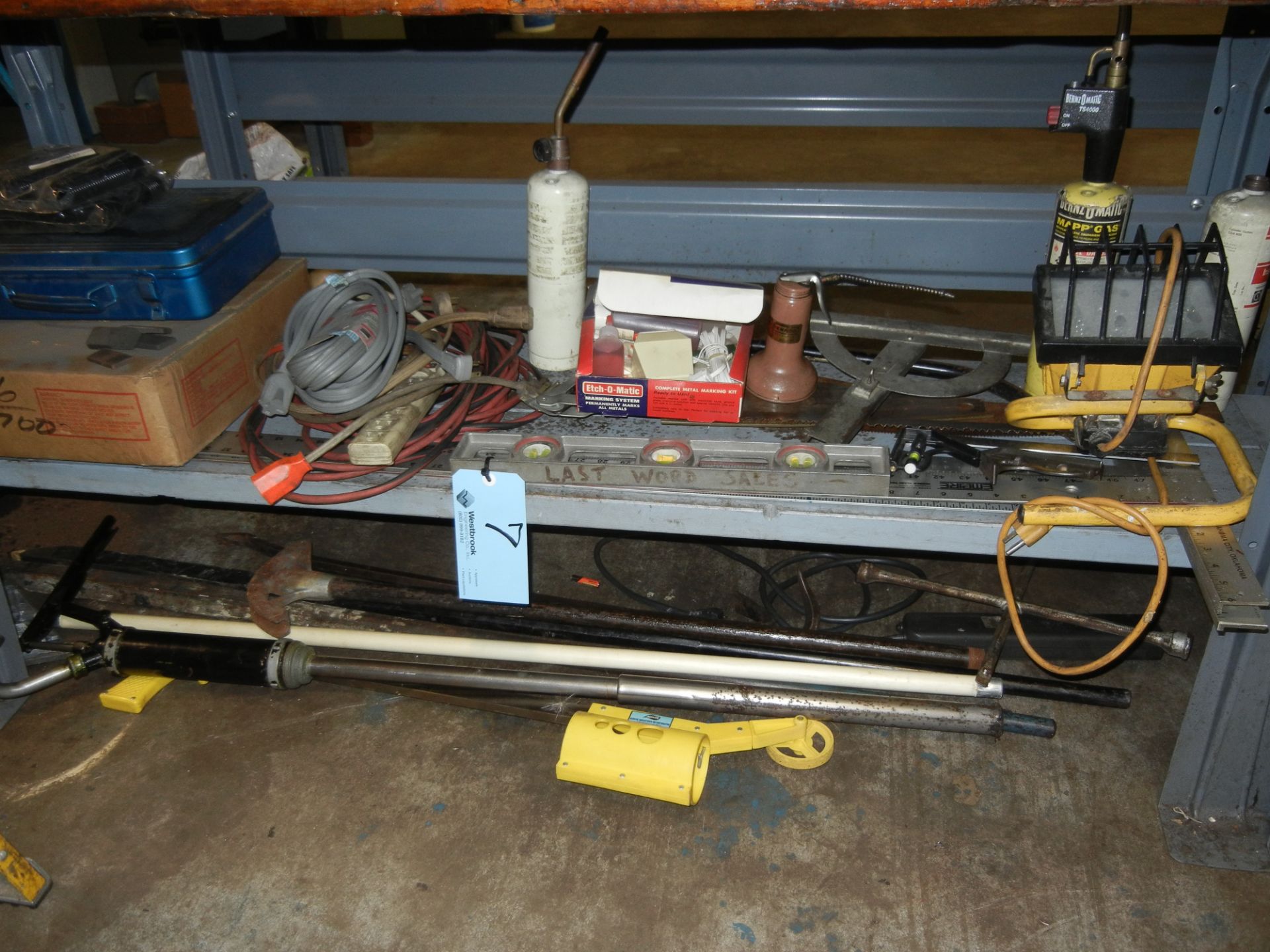 Lot-Hand Tools Under (1) Bench