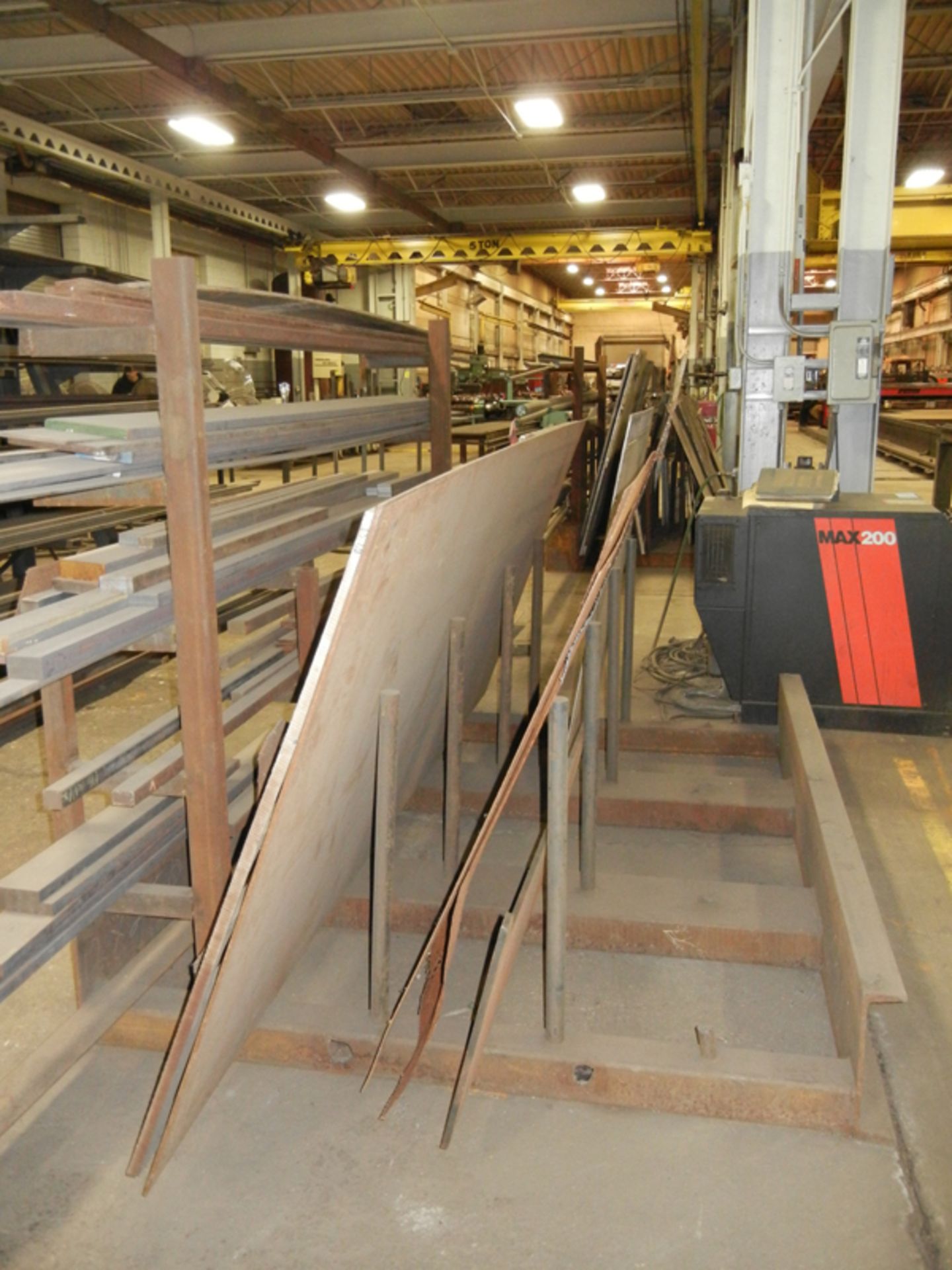 Lot-Steel Stock Consisting of: Flat Bar; Solid Square and Plate Stock (Contains Cut-Outs); Rack - Image 2 of 2